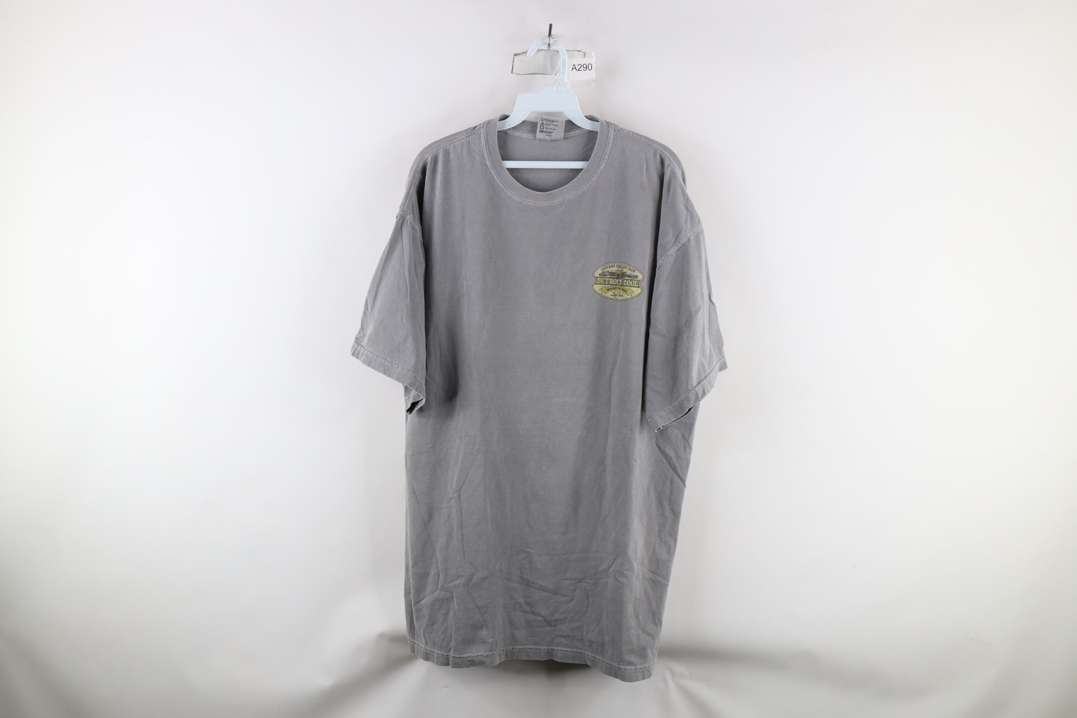 Vintage Vintage Y2K Streetwear Stonewash Cool T-Shirt Gray Cotton Size US XL / EU 56 / 4 - 1 Thumbnail