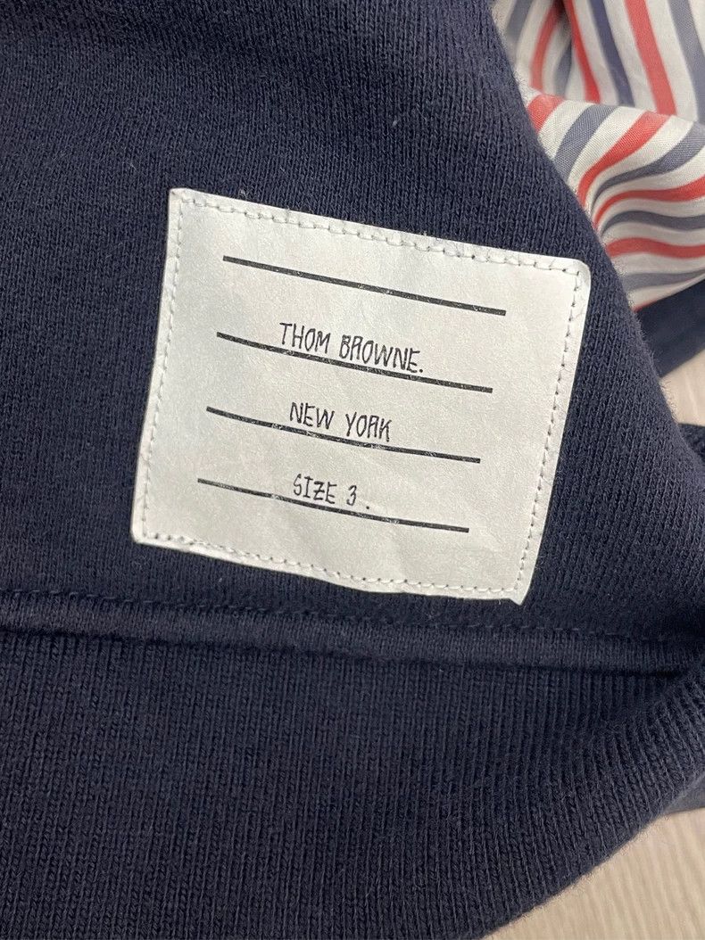 Thom Browne Thom browne Dark blue deconstructed fake two-piece suit zip Size US L / EU 52-54 / 3 - 5 Thumbnail