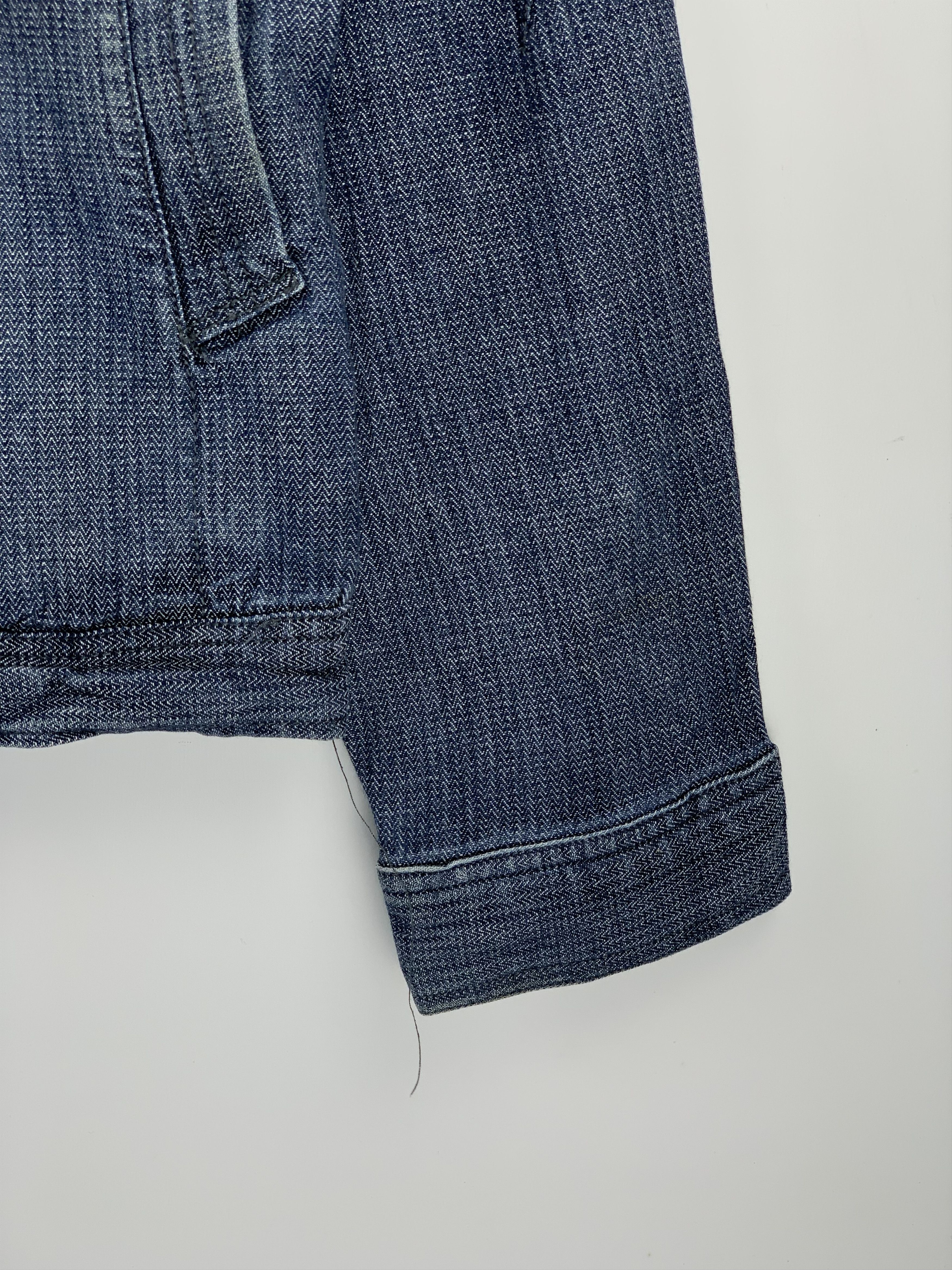 Japanese Brand Vintage Dogman Strech 3D Denim Workers Jacket J1541 Size US L / EU 52-54 / 3 - 5 Thumbnail