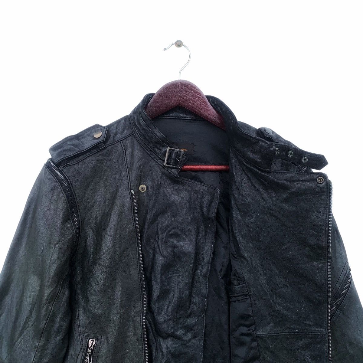 Tete Homme Tete Homme Issey Miyake Motorcycle Jacket Removable Sleeves Size US L / EU 52-54 / 3 - 7 Thumbnail