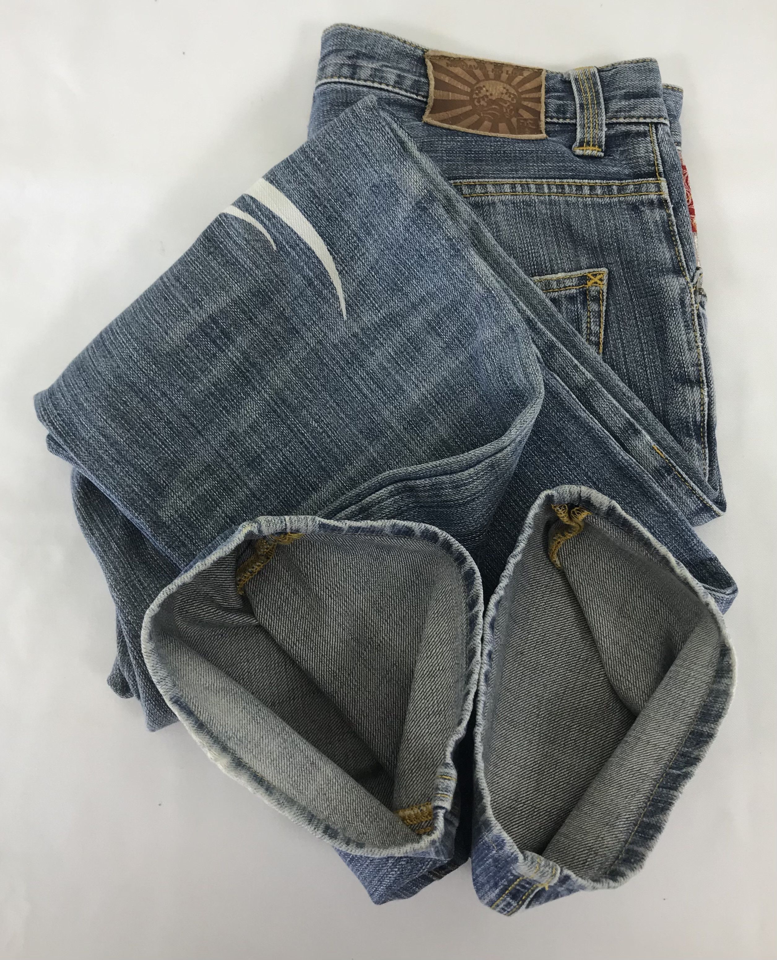 Japanese Brand Vintage Namitatsu Embroidered Sukajan Jeans Size US 31 - 15 Thumbnail