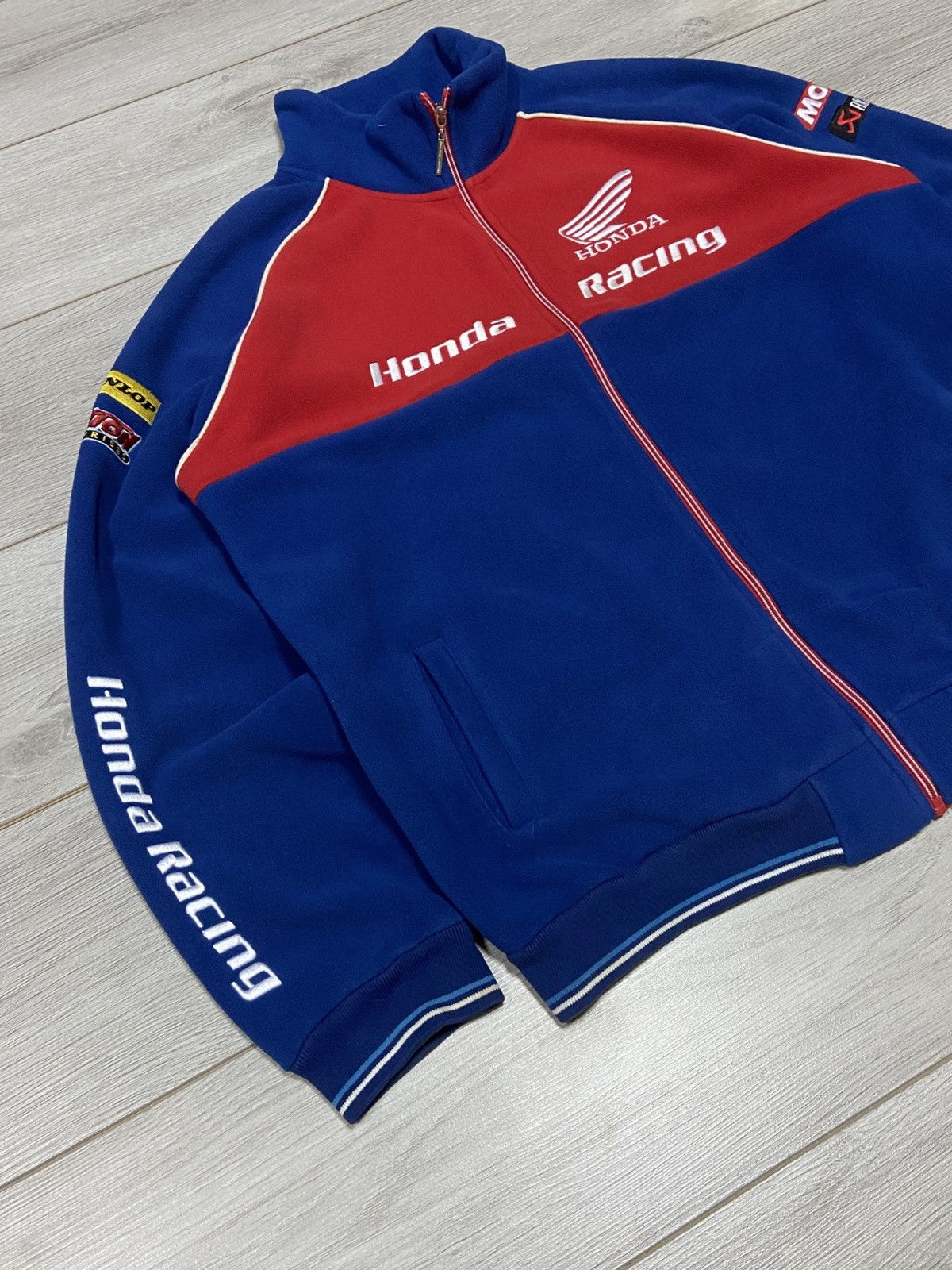 Honda Honda racing vintage fleece zip Size US XL / EU 56 / 4 - 4 Thumbnail