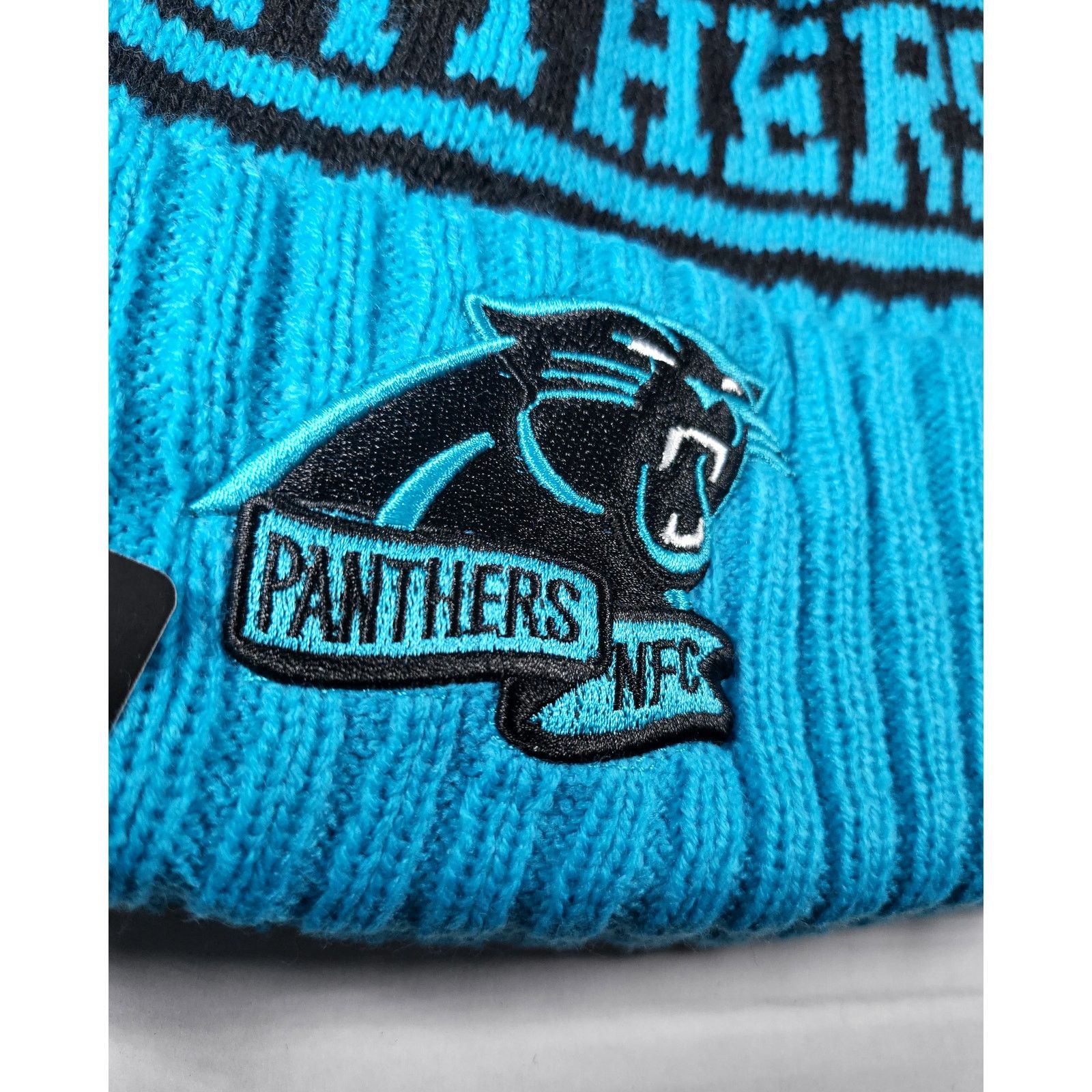 Other NWT Carolina Panthers Sports Knit Pom Beanie Fleece Lined Size ONE SIZE - 2 Thumbnail