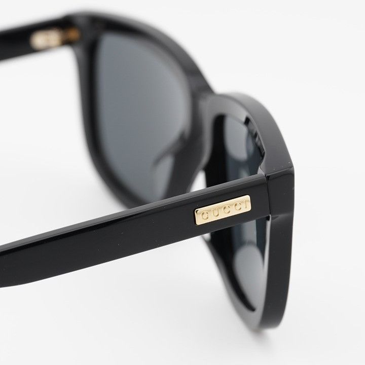 Gucci Gucci GG1317SA 001 Sunglasses Black Square Frame, Grey Size ONE SIZE - 5 Thumbnail