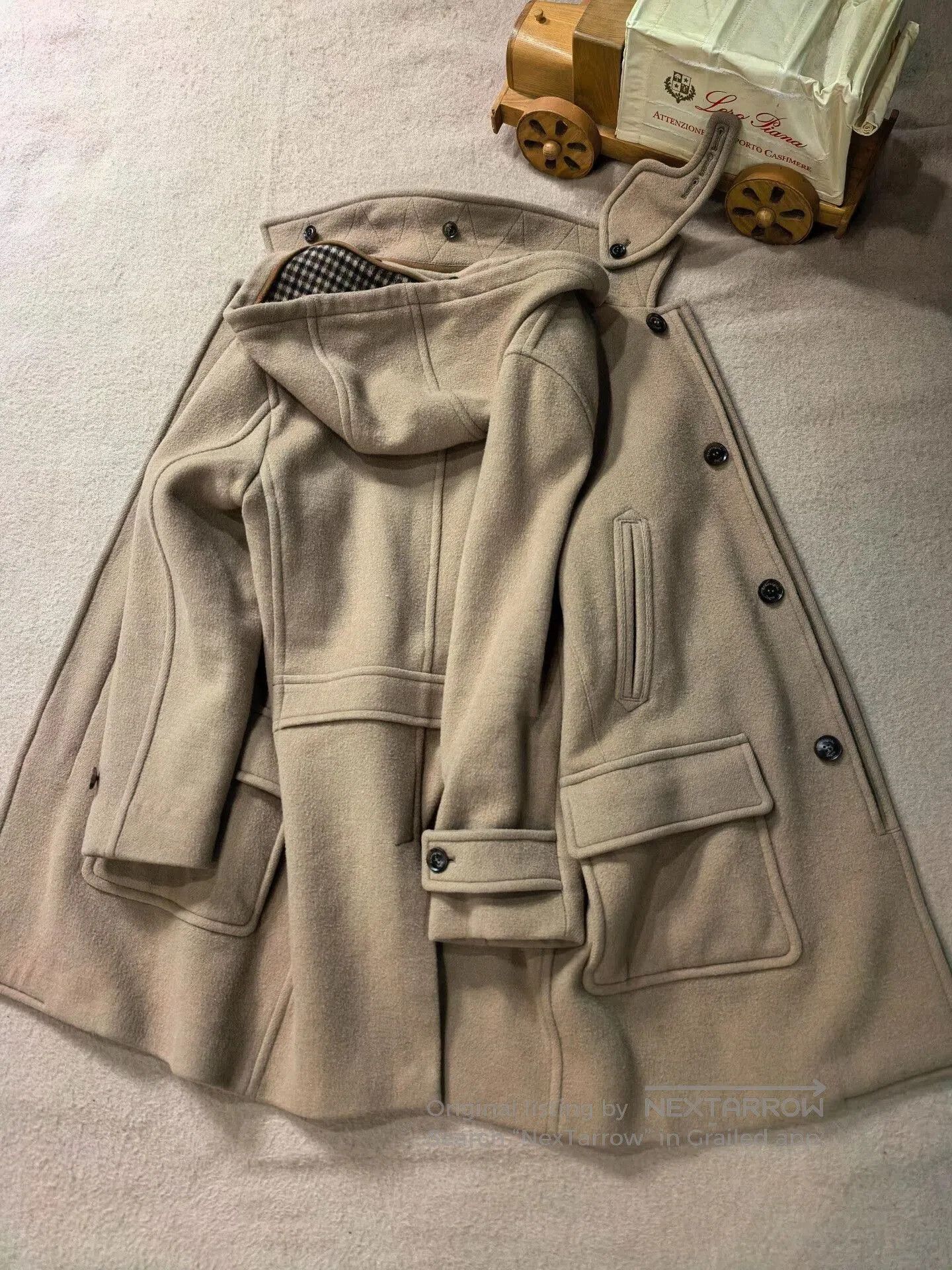 Ermenegildo Zegna Ermenegildo Zegna Men's Fleece Wool Coat. Size US M / EU 48-50 / 2 - 4 Thumbnail