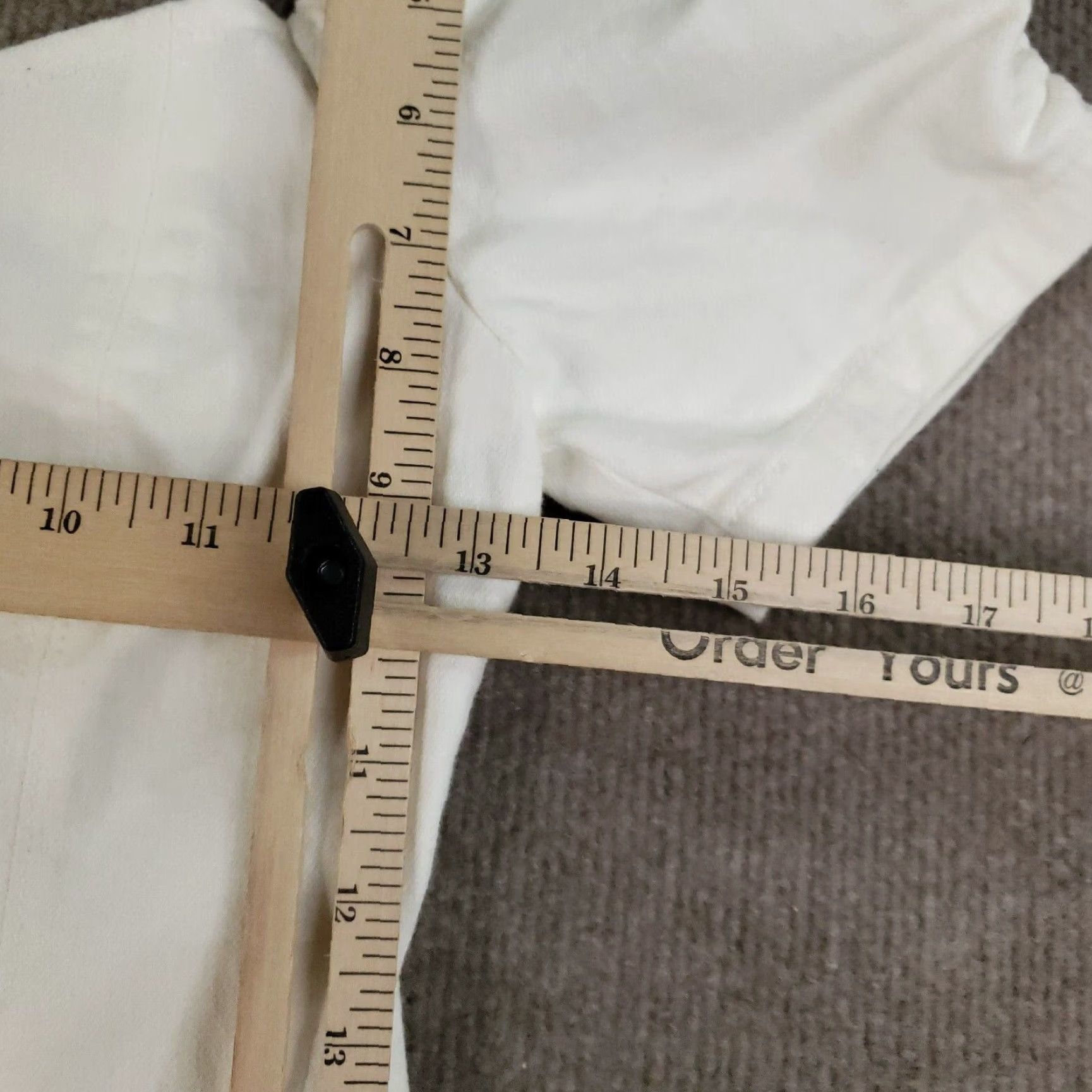 Alice + Olivia Alice + Olivia Dress Womens Size 6 White Denim Mini Puff Sleeve Short Stretch Size 28" / US 6 / IT 42 - 3 Thumbnail