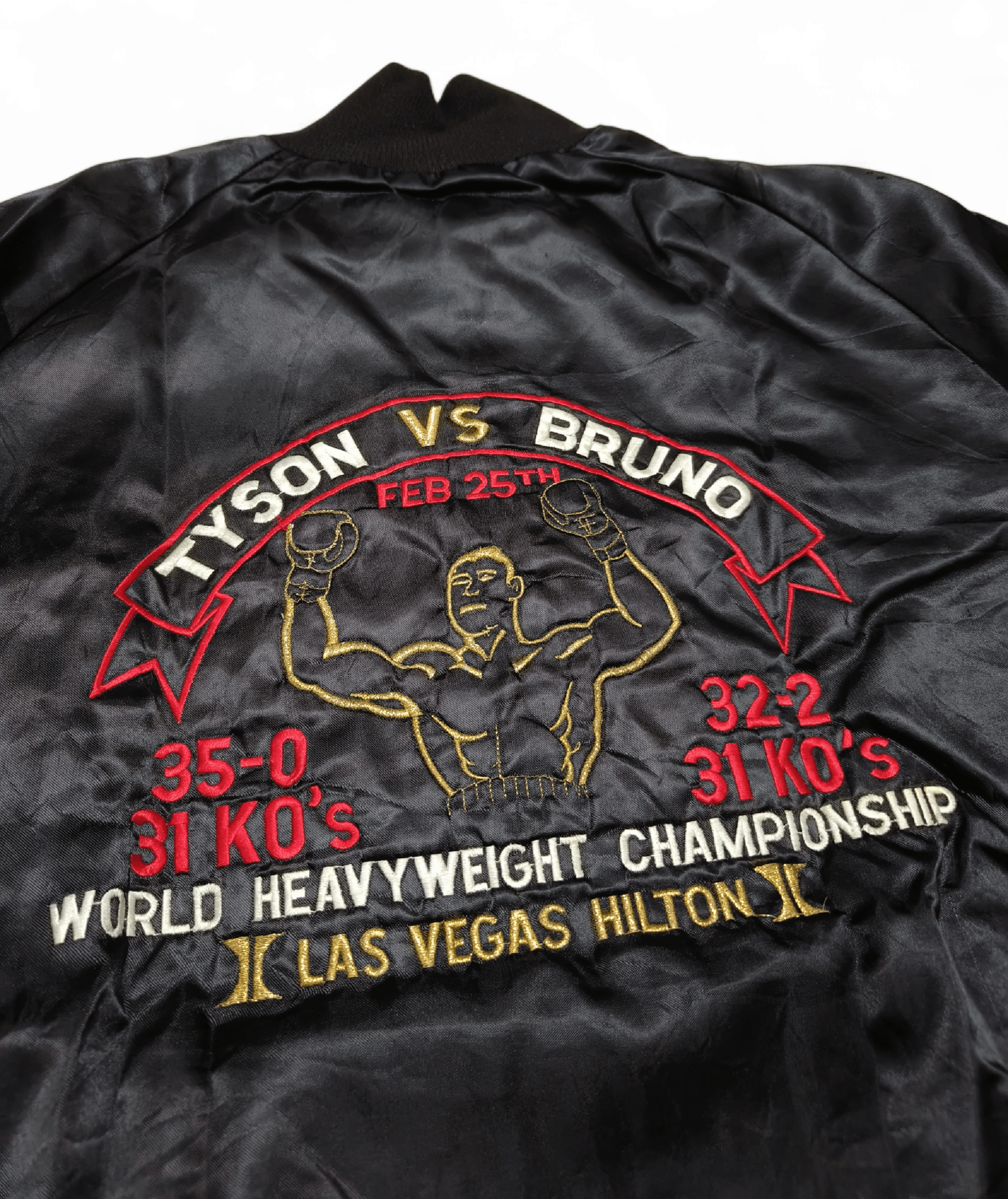 Vintage Vintage Westark Mike Tyson vs Frank Bruno Promotion Jacket Size US M / EU 48-50 / 2 - 5 Thumbnail