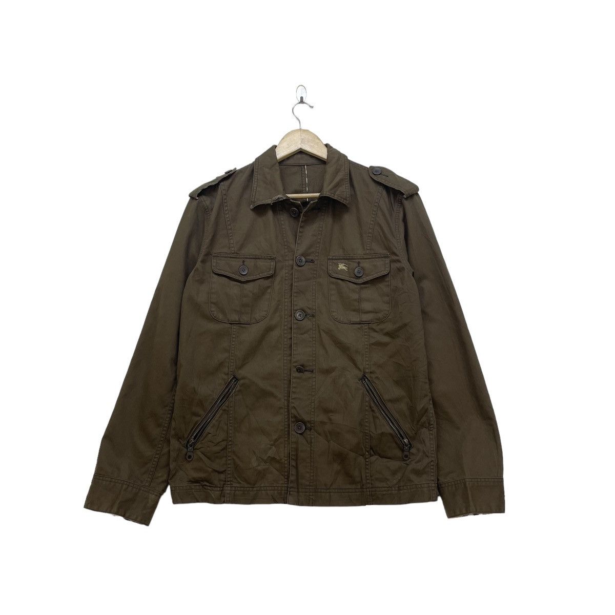 Burberry × Vintage Luxury Brand Distressed Burberry Jacket Size M / US 6-8 / IT 42-44 - 1 Thumbnail