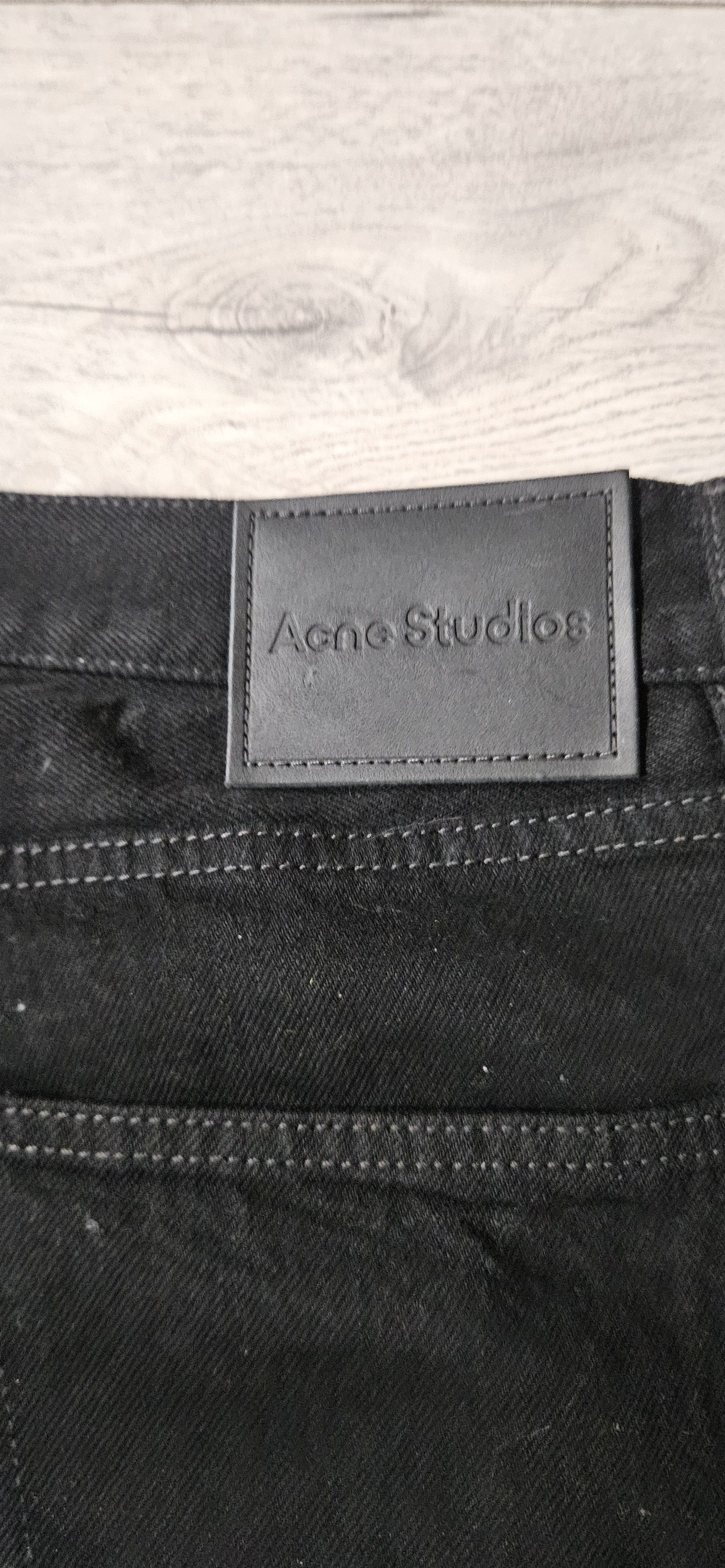 Acne Studios Acne Studios 1981 Black Denim Size US 32 / EU 48 - 3 Thumbnail