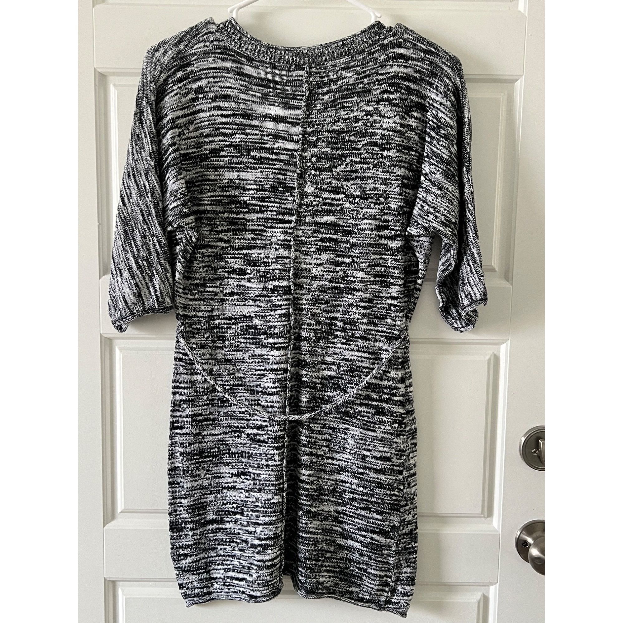 Other Converse One Star Womens Knit Tunic Dress With Belted Waist Size XS / US 0-2 / IT 36-38 - 7 Thumbnail