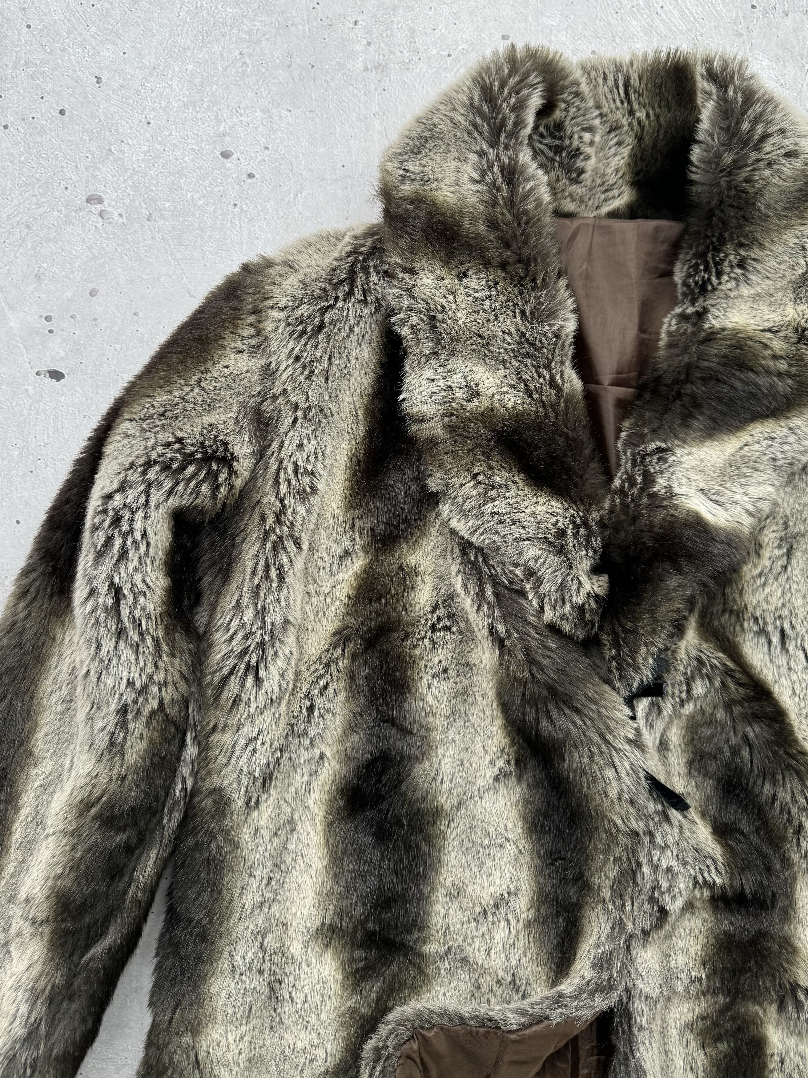 Other Vintage Faux Fur Coat Size M / US 6-8 / IT 42-44 - 2 Thumbnail