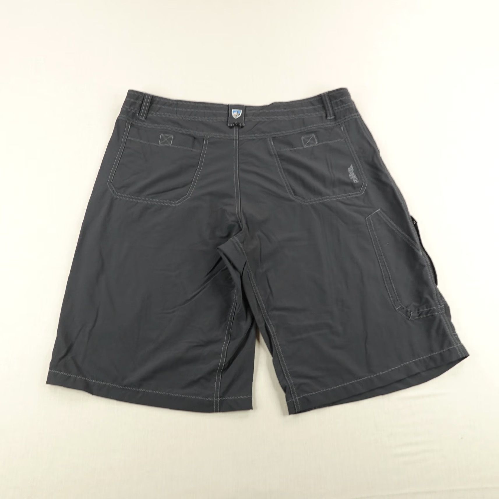 Vintage Kuhl Mens Shorts Cargo 40 Adult Gray Nylon Spandex Renegade Outdoor Hiking Size US 40 / EU 56 - 4 Thumbnail