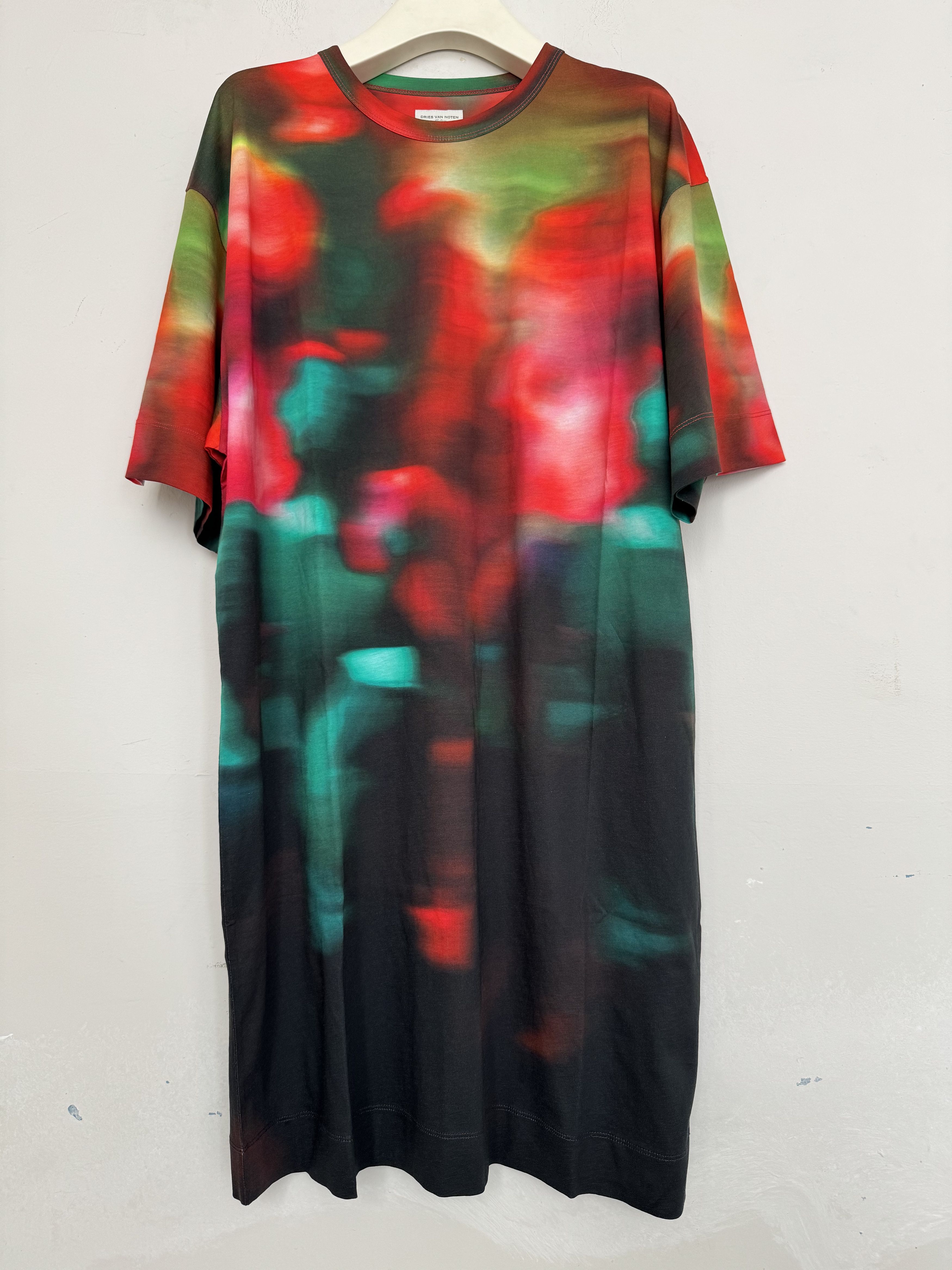 Dries Van Noten Printed cotton T-shirt dress Size M / US 6-8 / IT 42-44 - 1 Thumbnail