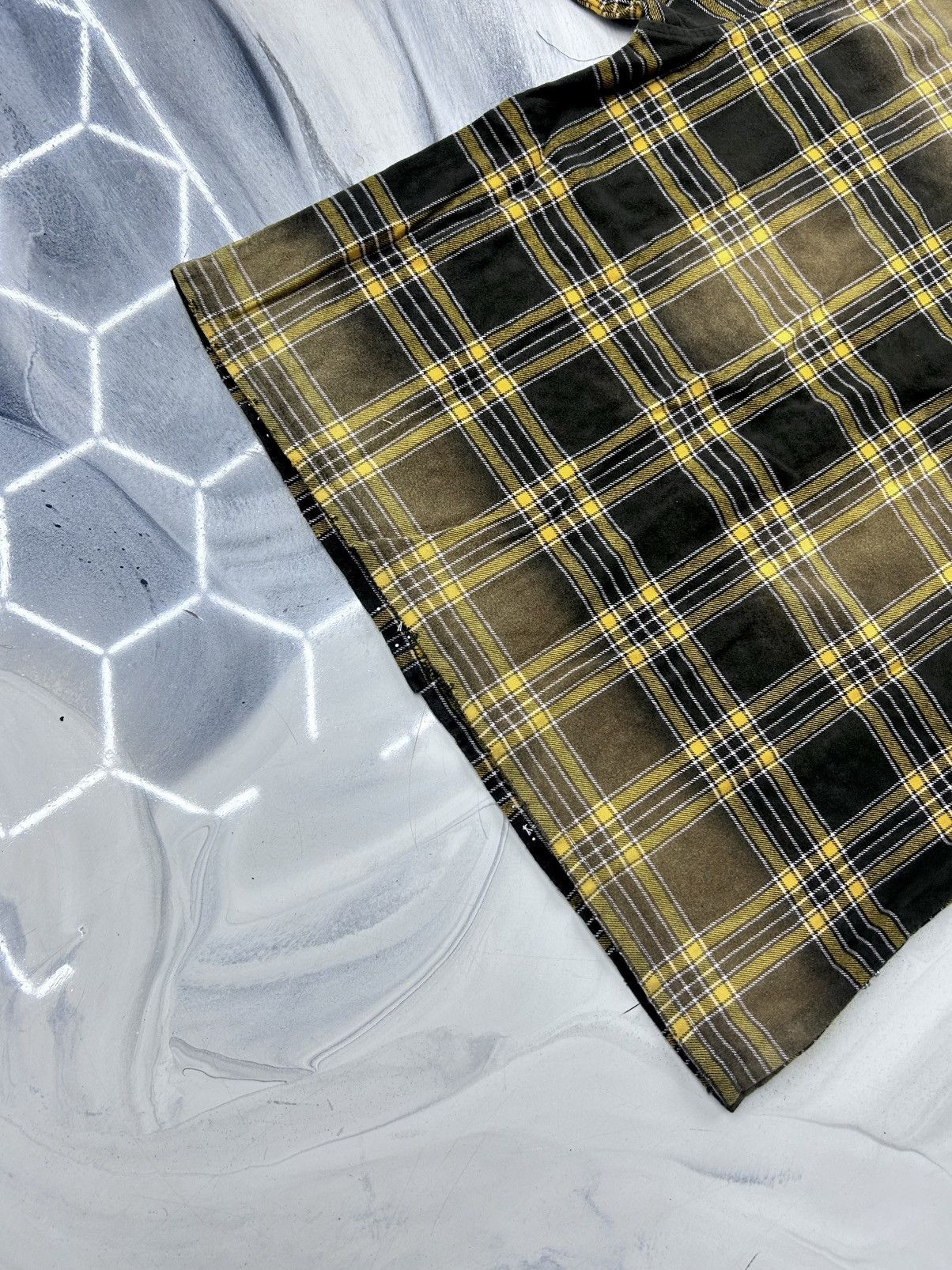 Vale Chocolate Crystal Flannel Black Yellow Size S