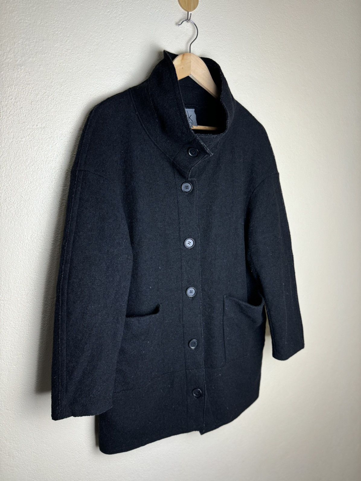 Calvin Klein Calvin Klein Wool Button Jacket Size US M / EU 48-50 / 2 - 2 Thumbnail