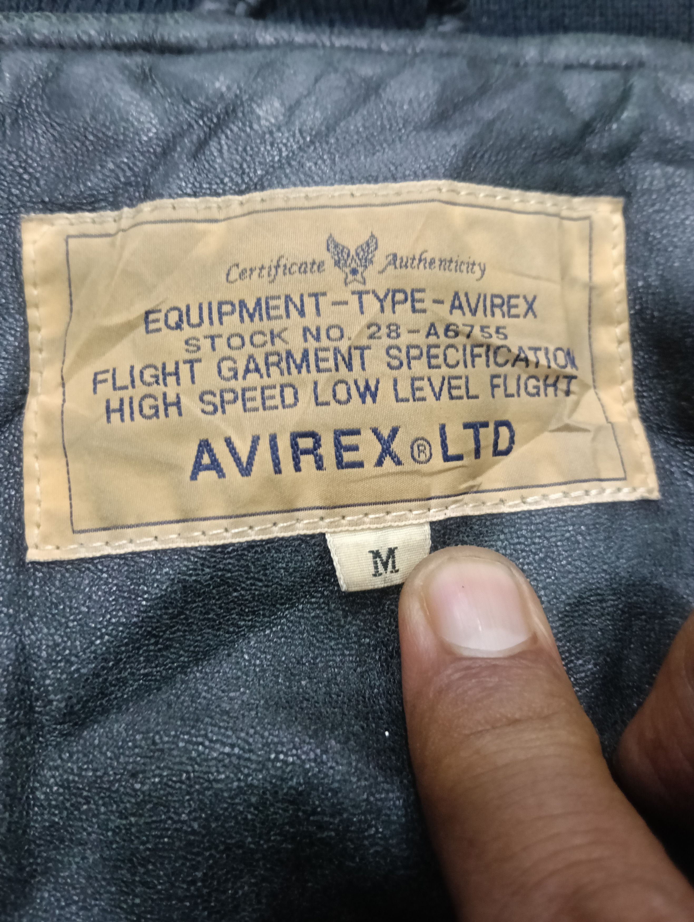 Avirex × Japanese Brand Vintage Avirex Leather Jacket Size US M / EU 48-50 / 2 - 10 Thumbnail
