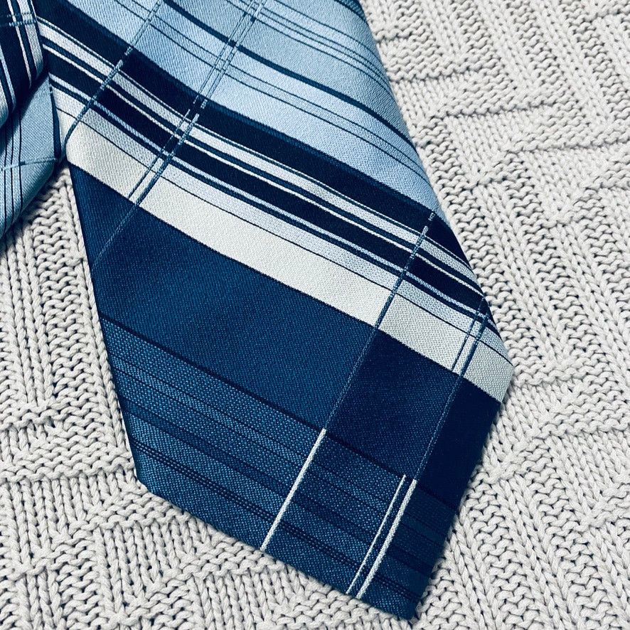 Other Vintage B Altman Marquis blue striped tie Size ONE SIZE - 2 Thumbnail