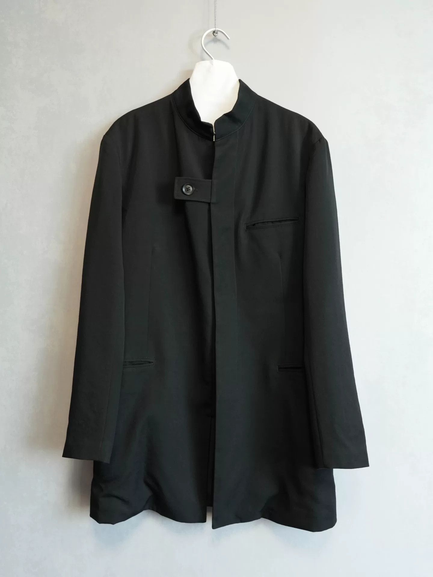 Yohji Yamamoto yohji yamamoto wool jacket with hidden buttons Size US M / EU 48-50 / 2 - 1 Thumbnail