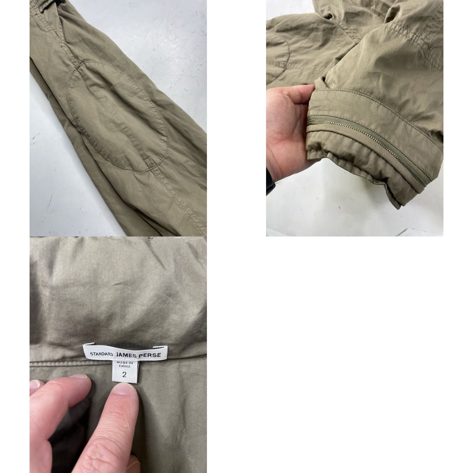 James Perse James Perse Standard Utility Hooded Jacket Parka Women M Olive Green Size 2 Medium Size M / US 6-8 / IT 42-44 - 8 Thumbnail