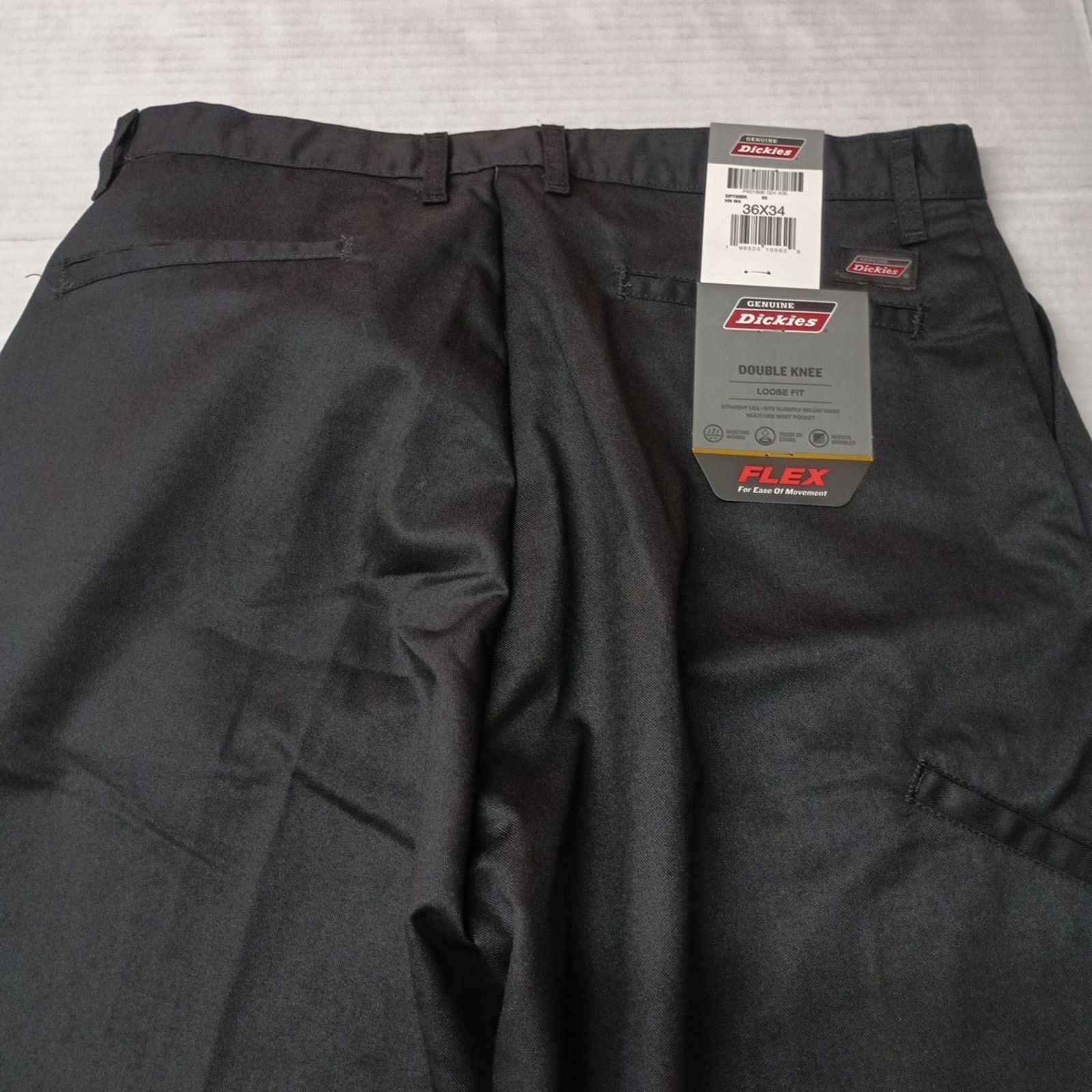 Dickies Dickies Loose Fit Double Knee Work Pants Men's 36x34 Black Size US 36 / EU 52 - 7 Thumbnail