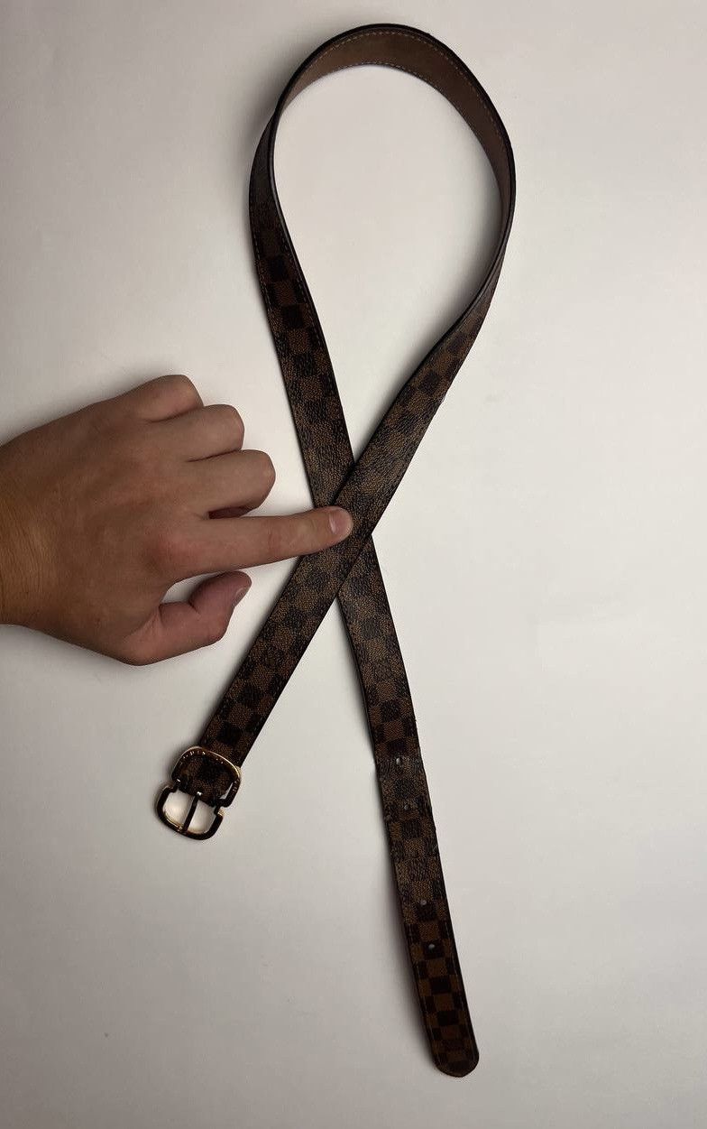 Louis Vuitton Louis Vuitton Damier Ebene Mini 25 MM Belt Size ONE SIZE - 4 Thumbnail