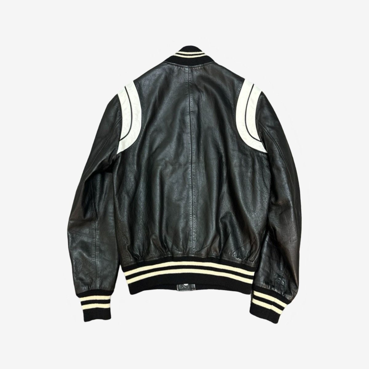 Saint Laurent Paris Saint Laurent Paris Sz.44 Leather Teddy Jacket Size US S / EU 44-46 / 1 - 5 Thumbnail