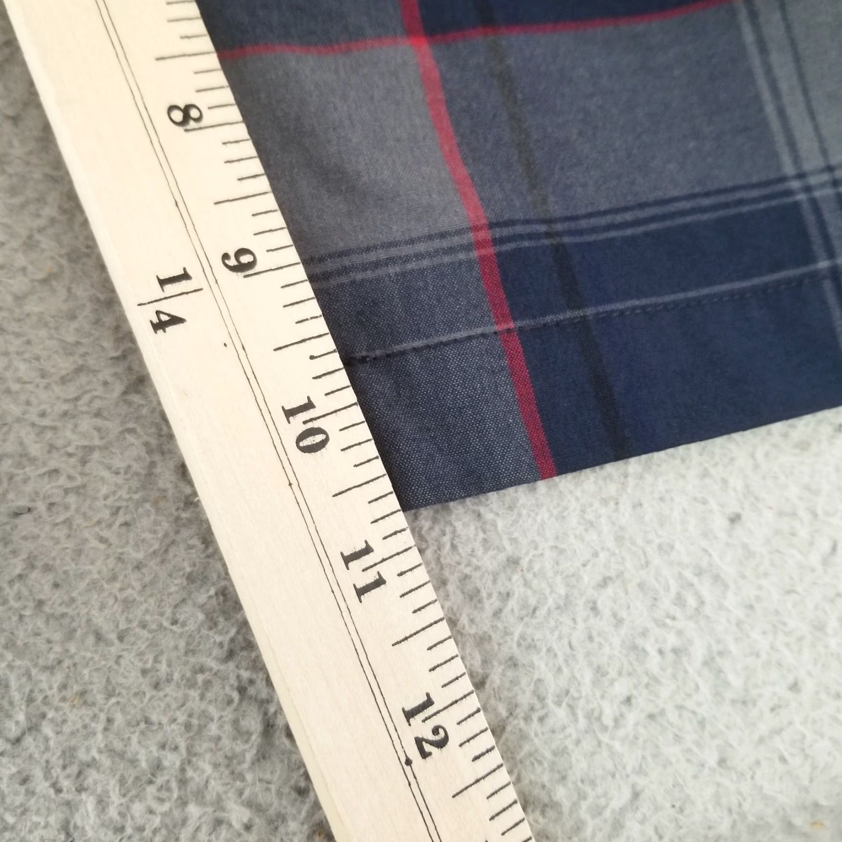 Vintage CCS Shorts Mens 30 Blue Plaid Chino Short Casual Athletic Hybrid Flex Belt Loops Logo Button Pockets 30in Regular Spring Summer MD? Wait. Size US 30 / EU 46 - 6 Thumbnail