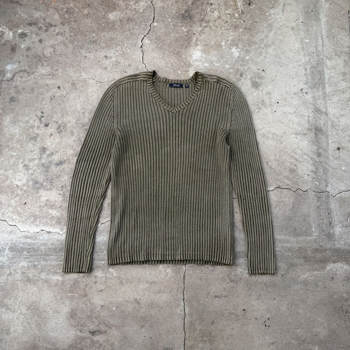20471120 × Seditionaries × Vintage Vintage Y2K Devred Japanese Stripe V-neck Sweater Size US M / EU 48-50 / 2 - 1 Thumbnail