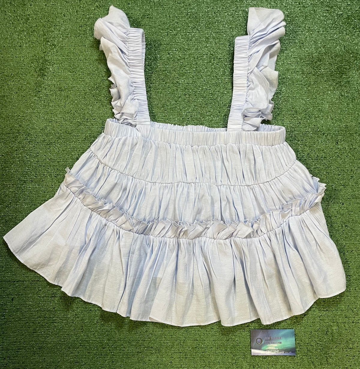 Anthropologie Anthropologie Mare Mare Flutter sleeve gathered top Size S / US 4 / IT 40 - 1 Thumbnail