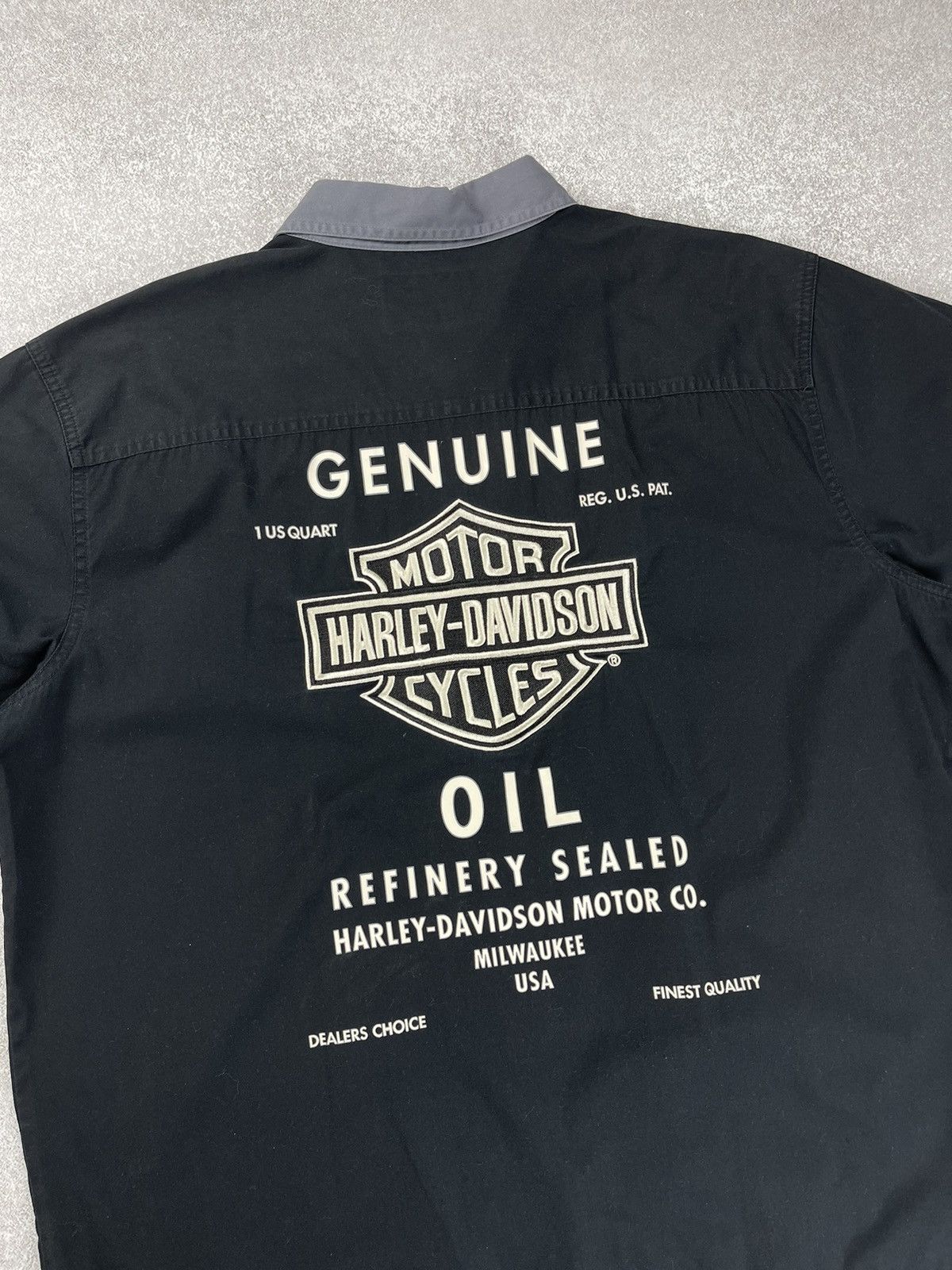Harley Davidson × Vintage Vintage Harley Davidson Motorcycle Button Shirt Size XL Size US XL / EU 56 / 4 - 9 Thumbnail