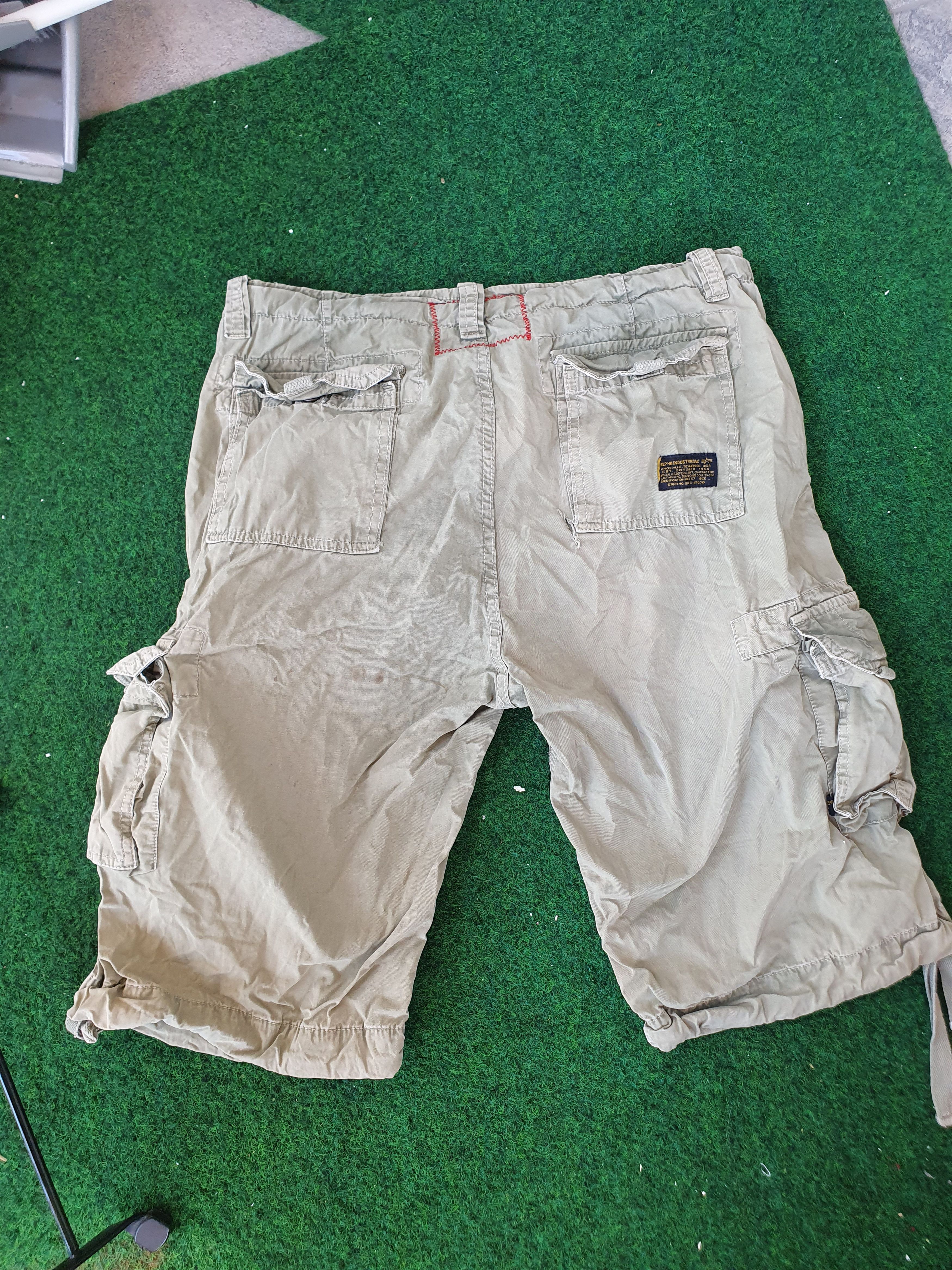 Alpha Industries Alpha Industries Multipocket Military Cargo Shorts sz 34 Size US 34 / EU 50 - 1 Thumbnail