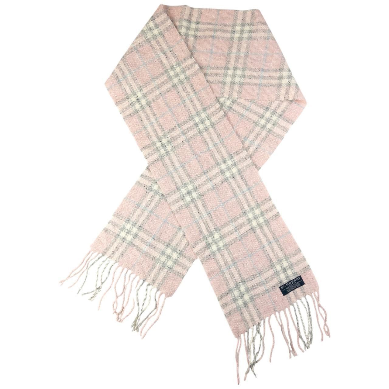Burberry Vintage Burberry Nova Check Tassel Scarf Size ONE SIZE - 4 Thumbnail