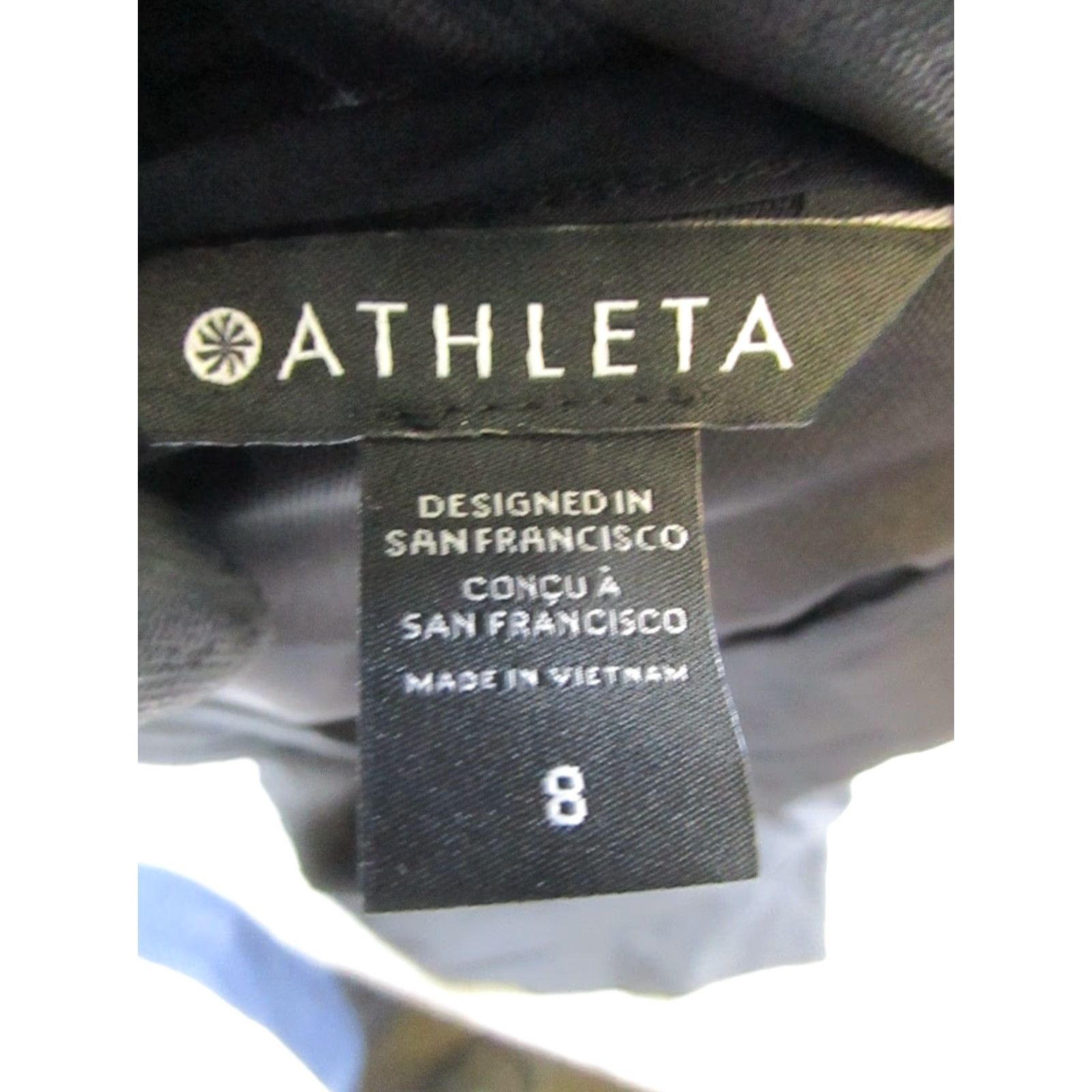 Athleta Athleta Dress Womens 8 Black Blouson Tennis Size M / US 6-8 / IT 42-44 - 3 Thumbnail