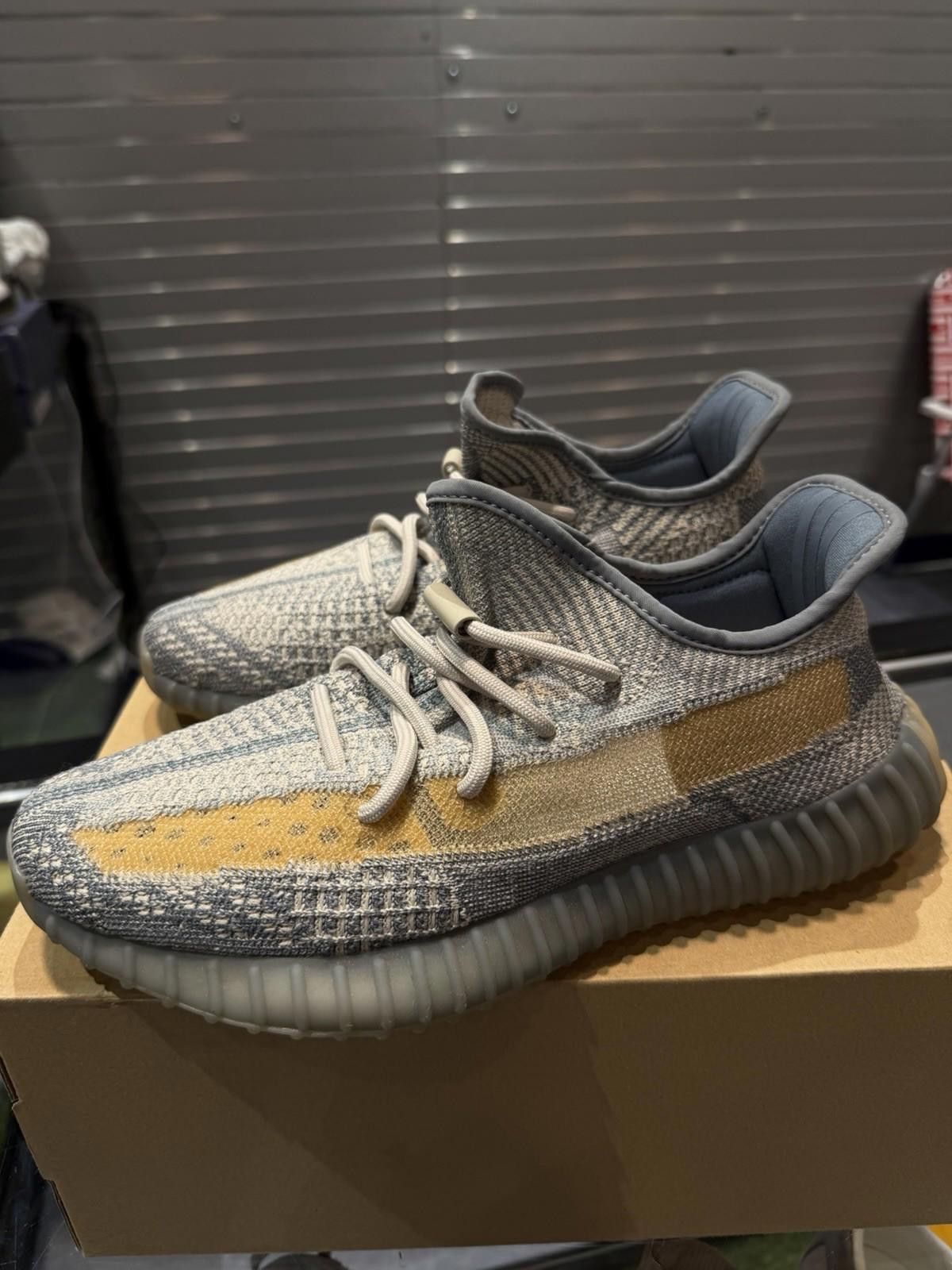 Adidas Size 8.5 - adidas Yeezy Boost 350 V2 Low Israfil (FZ5421) Size US 8.5 / EU 41-42 - 6 Thumbnail
