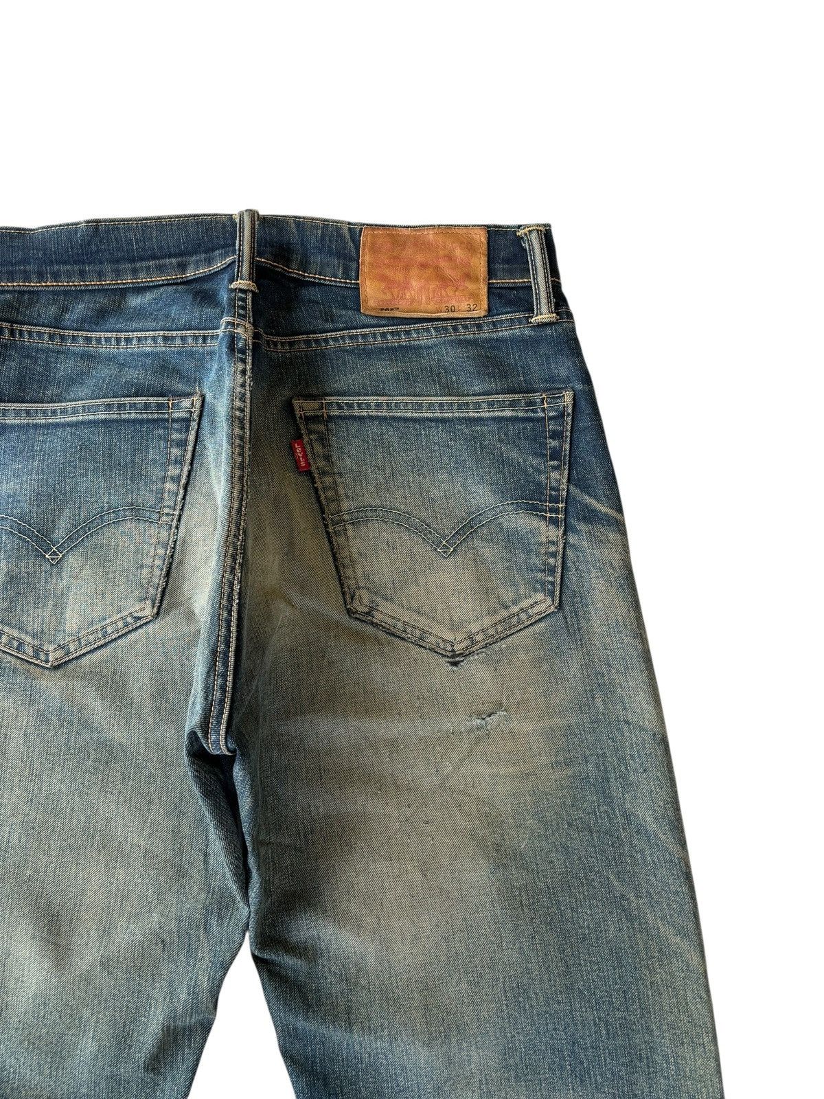 If Six Was Nine Vintage Levis 505 Mud Wash Rusty Jeans Distressed Denim Size US 31 - 9 Thumbnail