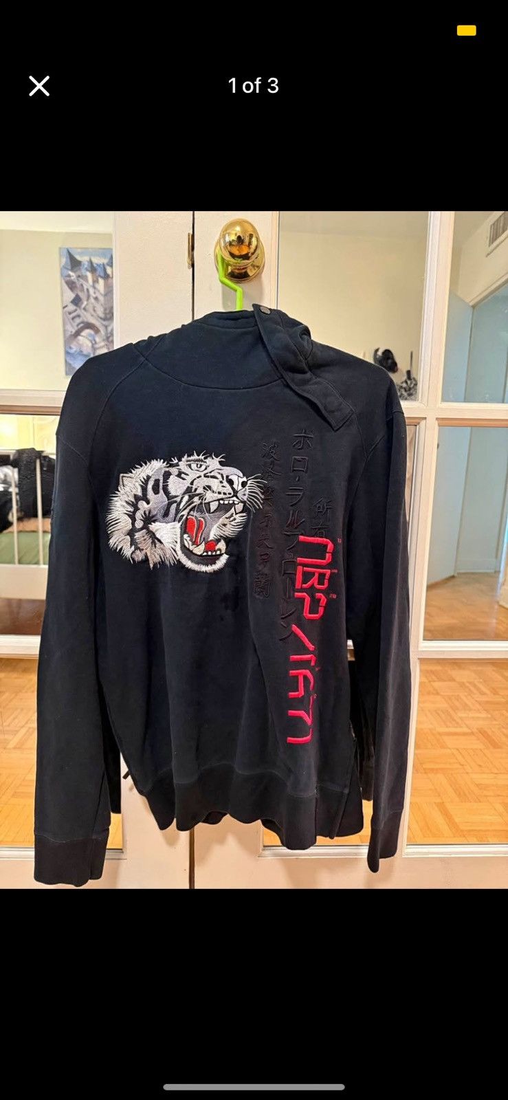 Ralph Lauren Black Label Ralph Lauren Black Label Kanji Japanese Hoodie Size US M / EU 48-50 / 2 - 1 Thumbnail