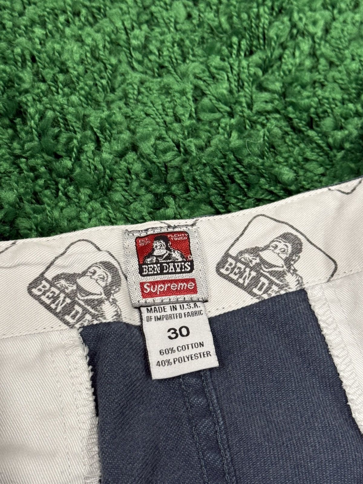 Ben Davis × Supreme RARE Supreme x Ben Davis Navy Forest Green Work Pants 30 Size US 30 / EU 46 - 5 Thumbnail