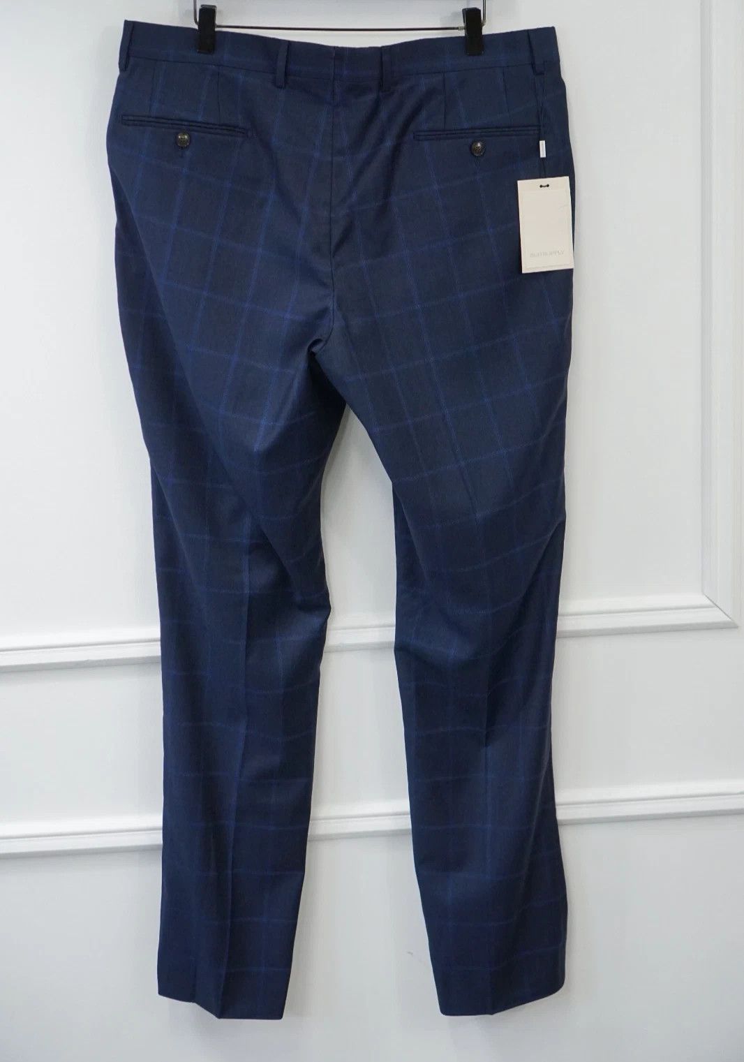 Suitsupply Men Suitsupply Pants Navy Blue Wool Washington Size UK/US44 Size 44R - 2 Thumbnail