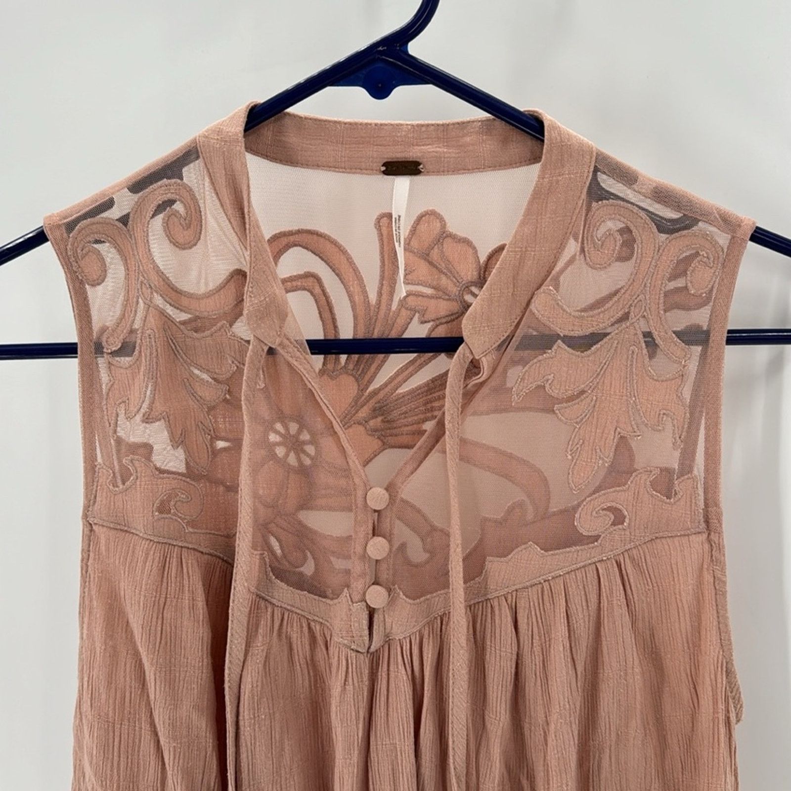 Free People Free People dainty western bohemian romantic flowy pink XS Size XS / US 0-2 / IT 36-38 - 2 Thumbnail
