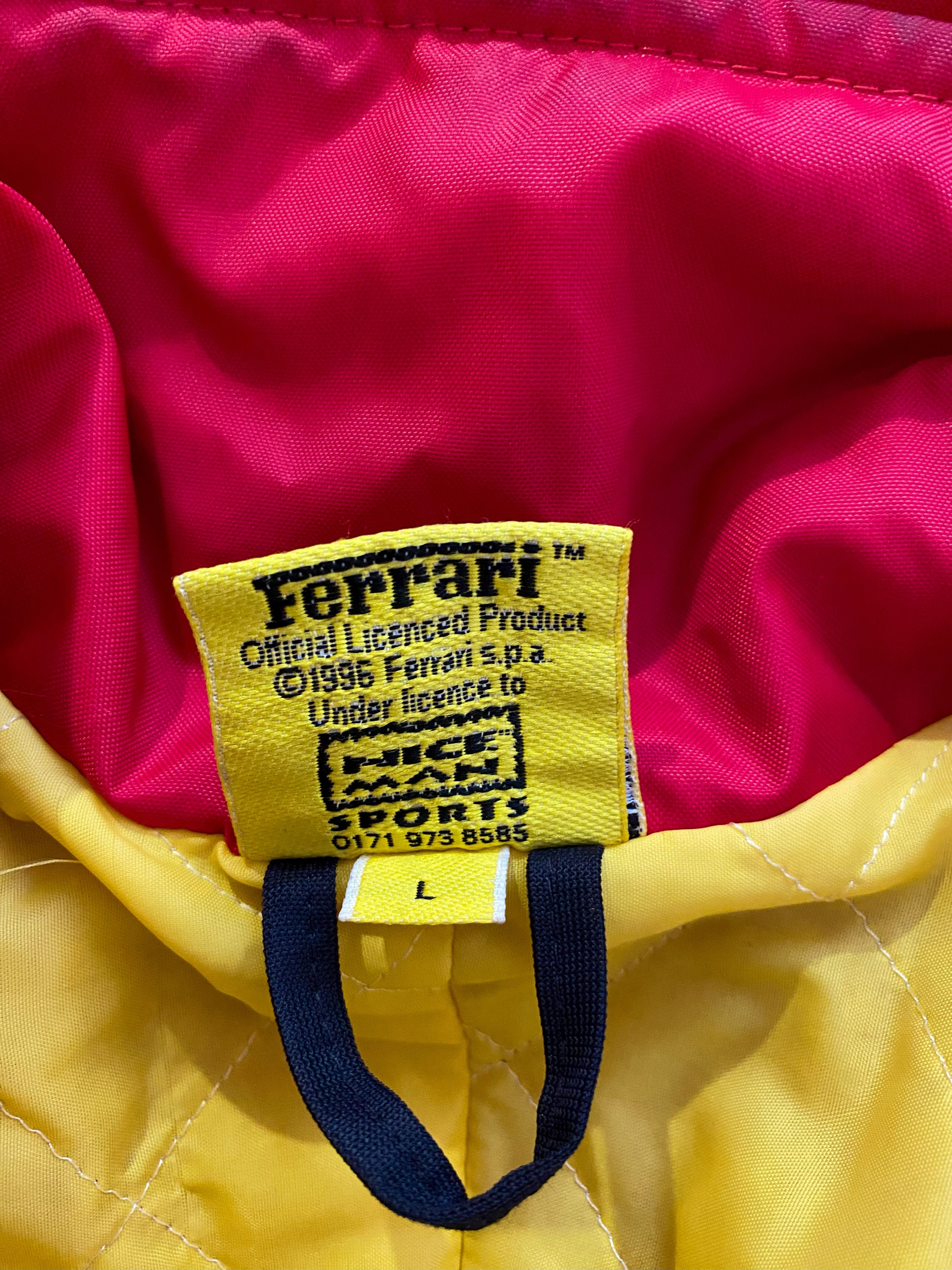 Ferrari Vintage Ferrari Official 1996 Nylon Jacket Parka F1 Size L Size US L / EU 52-54 / 3 - 14 Thumbnail