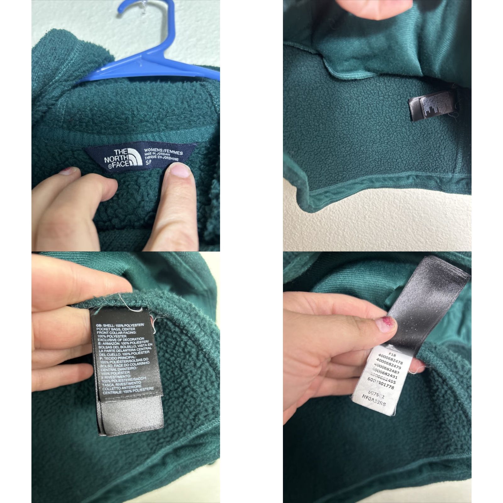The North Face The North Face Crescent Sunset Hoodie Womens Small Green Button Pullover Size S / US 4 / IT 40 - 8 Thumbnail