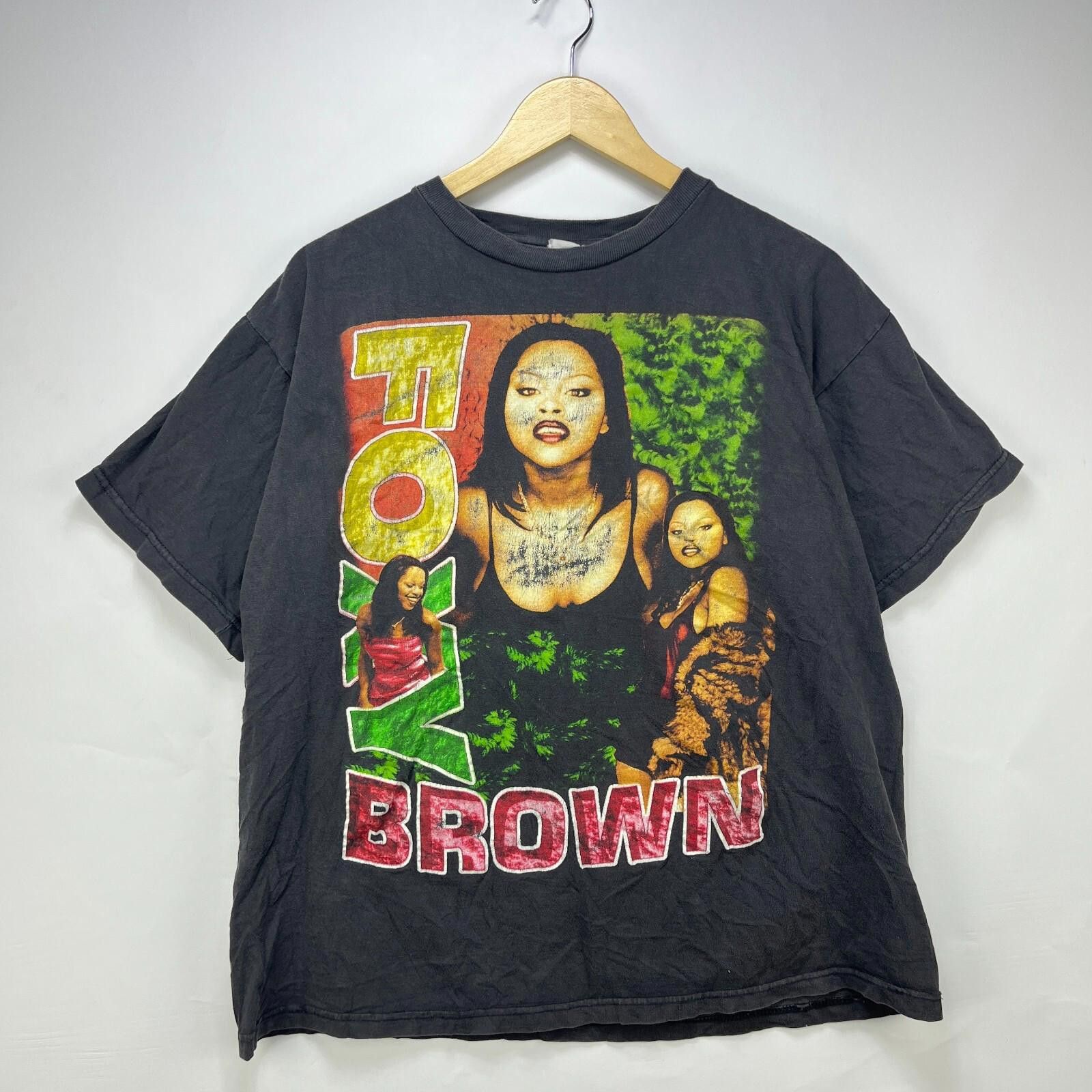 Vintage Vintage 90s Foxy Brown Rap T Shirt Bay Club XL The Firm Nas Size US XL / EU 56 / 4 - 1 Thumbnail
