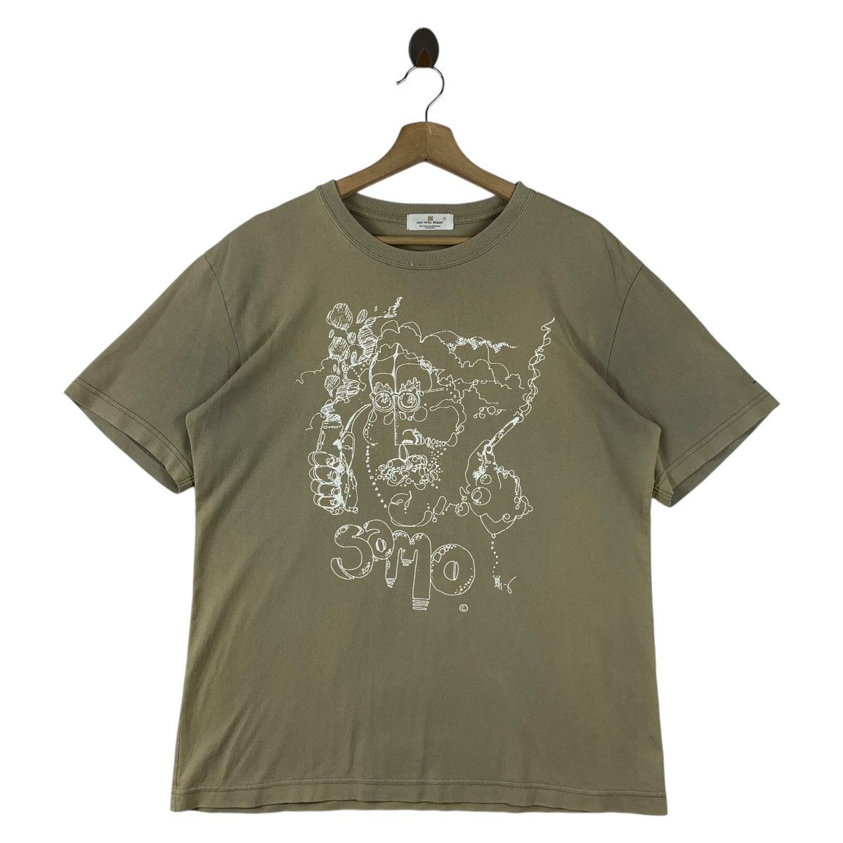 Japanese Brand × Jean-Michel Basquiat Vintage Sun faded JEAN MICHEL BASQUIAT pop art tee shirt Size US L / EU 52-54 / 3 - 1 Thumbnail