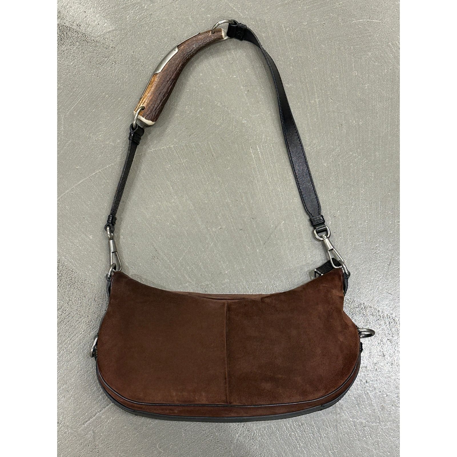Yves Saint Laurent A/W2002 Yves Saint Laurent Mombasa suede bag Size ONE SIZE - 2 Thumbnail