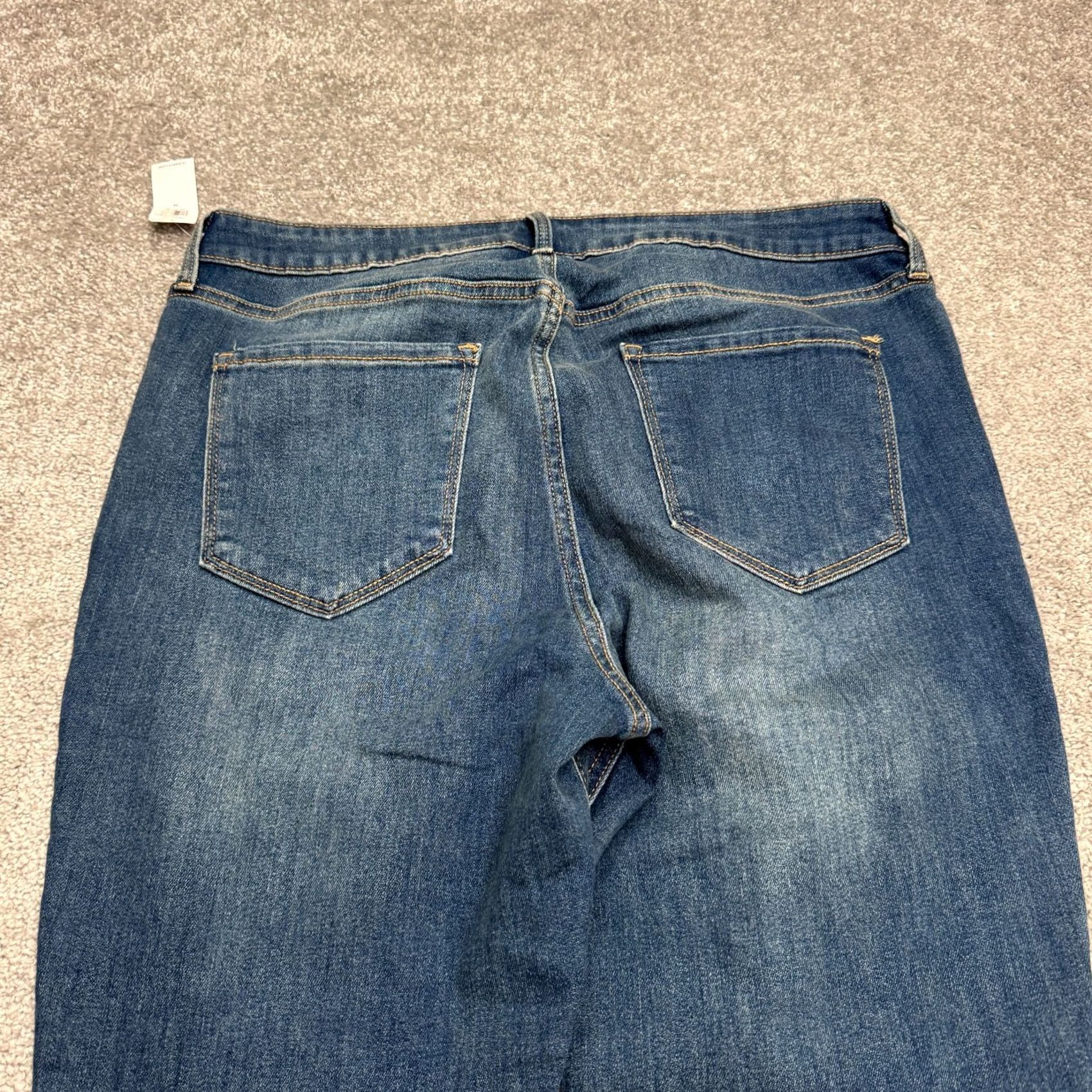 Old Navy Old Navy Jeans Womens High Rise Super Skinny Ankle Blue Stretch Denim 14 NWT Size 36" / US 14 / IT 50 - 3 Thumbnail