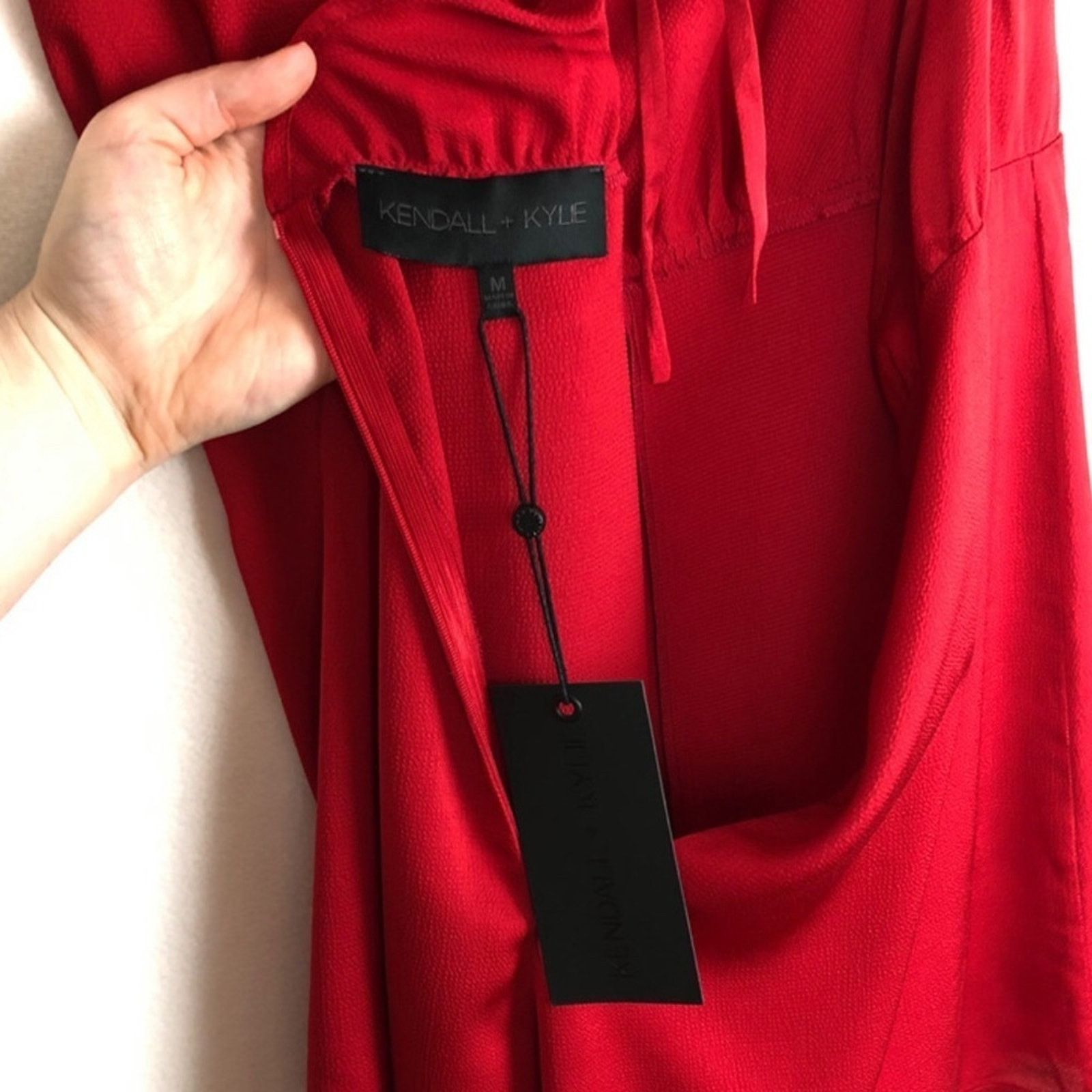 Kendall And Kylie New with Tag Women’s Kendall & Kylie Red Halter Playsuit Size 28" / US 6 / IT 42 - 14 Thumbnail