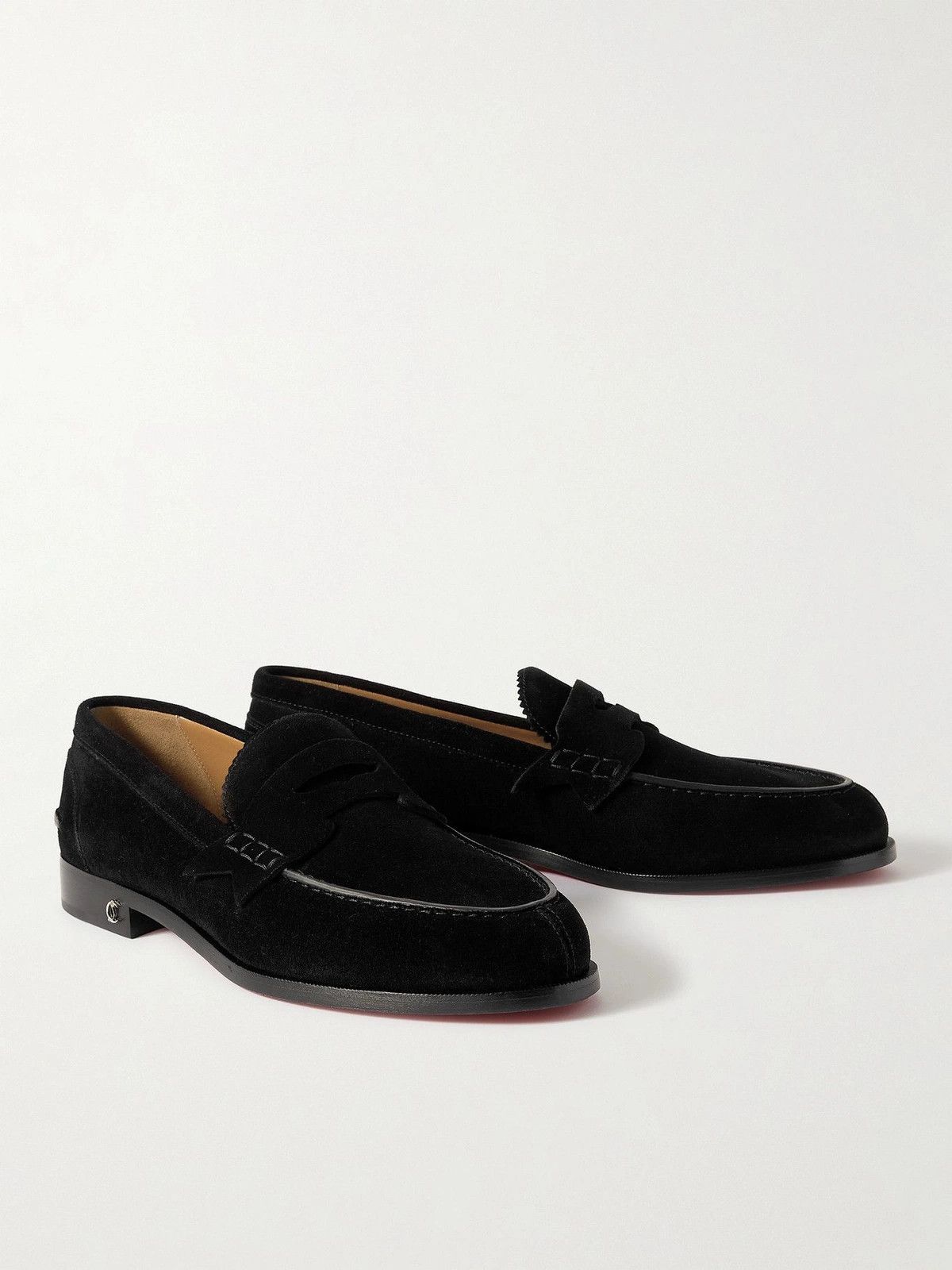 Christian Louboutin o1s1wg111025 Loafers in Black Size US 6 / EU 39 - 3 Thumbnail