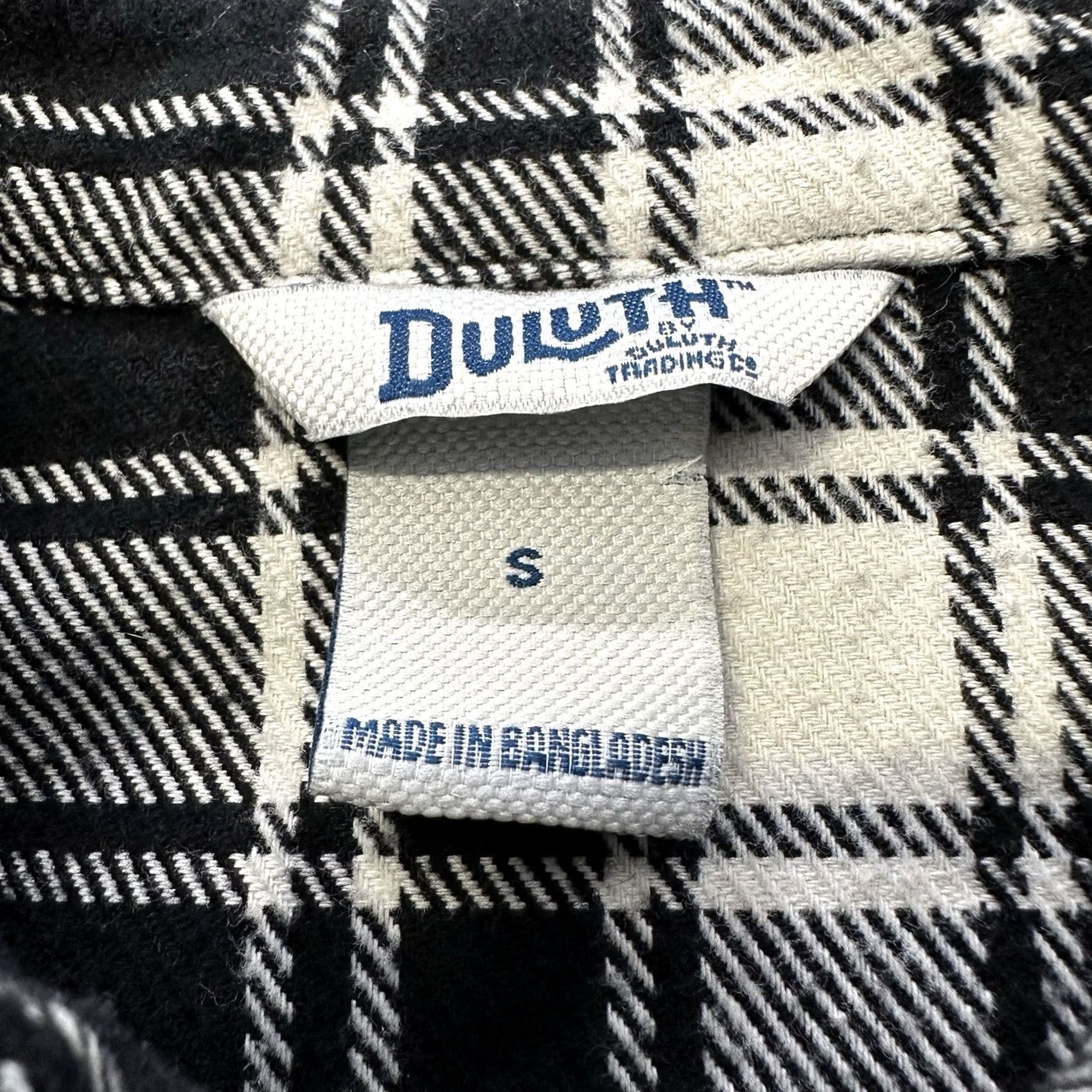 Vintage Duluth Shirt Womens S Black Plaid Flannel Cotton Long Sleeve Button-Up Vintage? Size S / US 4 / IT 40 - 3 Thumbnail