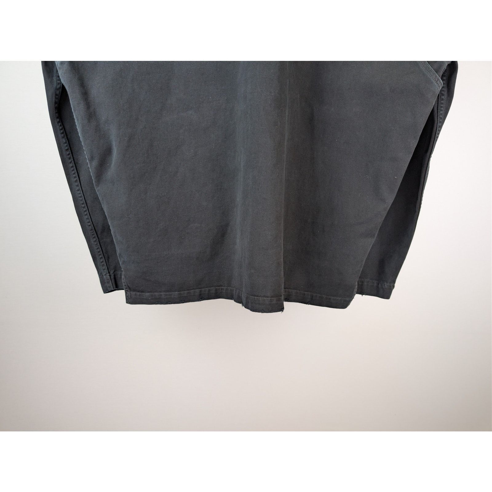 Balenciaga o1rshd1 Left-Hand Denim Cargo Shirt in Sunbleached Black Size US M / EU 48-50 / 2 - 13 Thumbnail