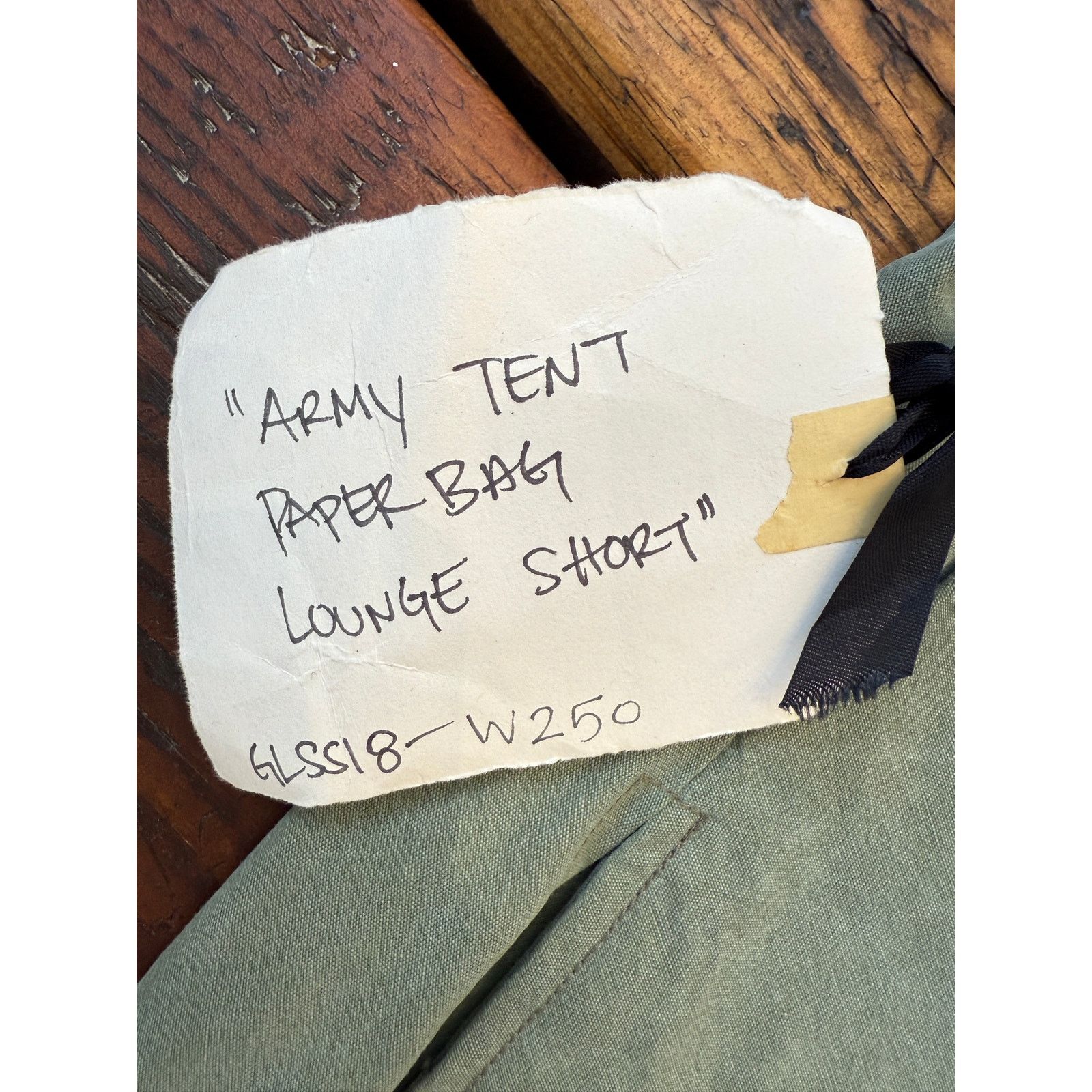 Greg Lauren Greg Lauren Army Tent Paper Bag Patchwork Lounge Short Size US 32 / EU 48 - 3 Thumbnail